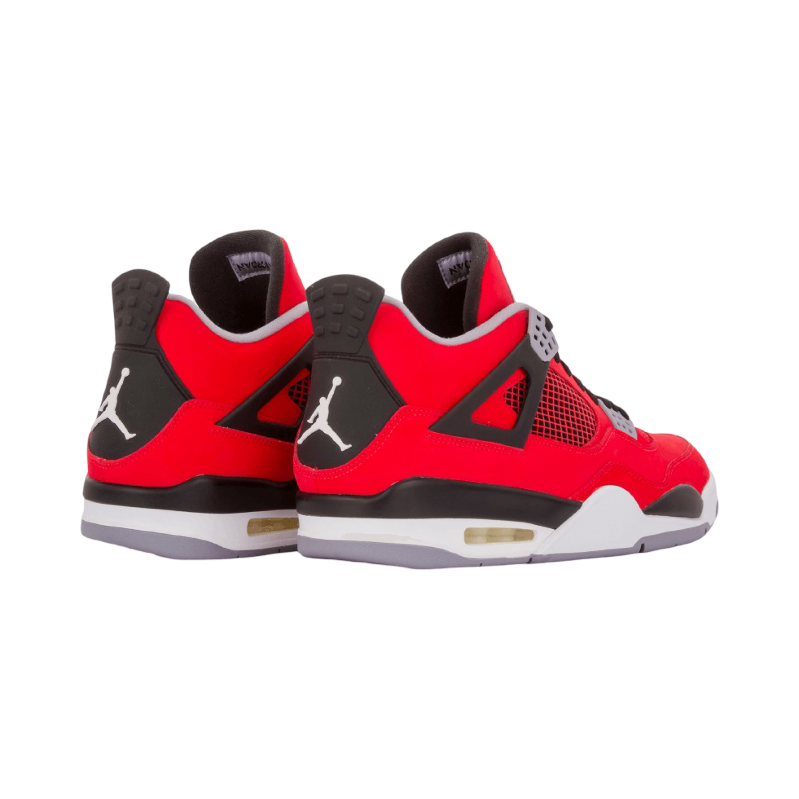 Air Jordan 4 Retro Toro Fire Red White Black Cement Grey Basketball Shoes - Men's Sneakers for Streetwear & Casual Outfits