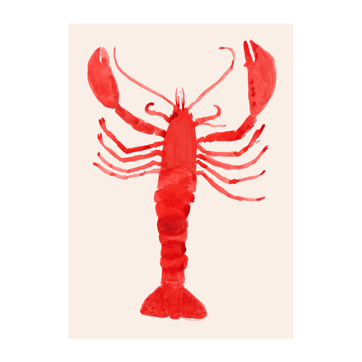 Langosta Art Print - High Quality Lobster Wall Decor for Kitchen, Dining Room & Coastal Home Decor - Perfect for Seafood Lovers & Beach House Aesthetics