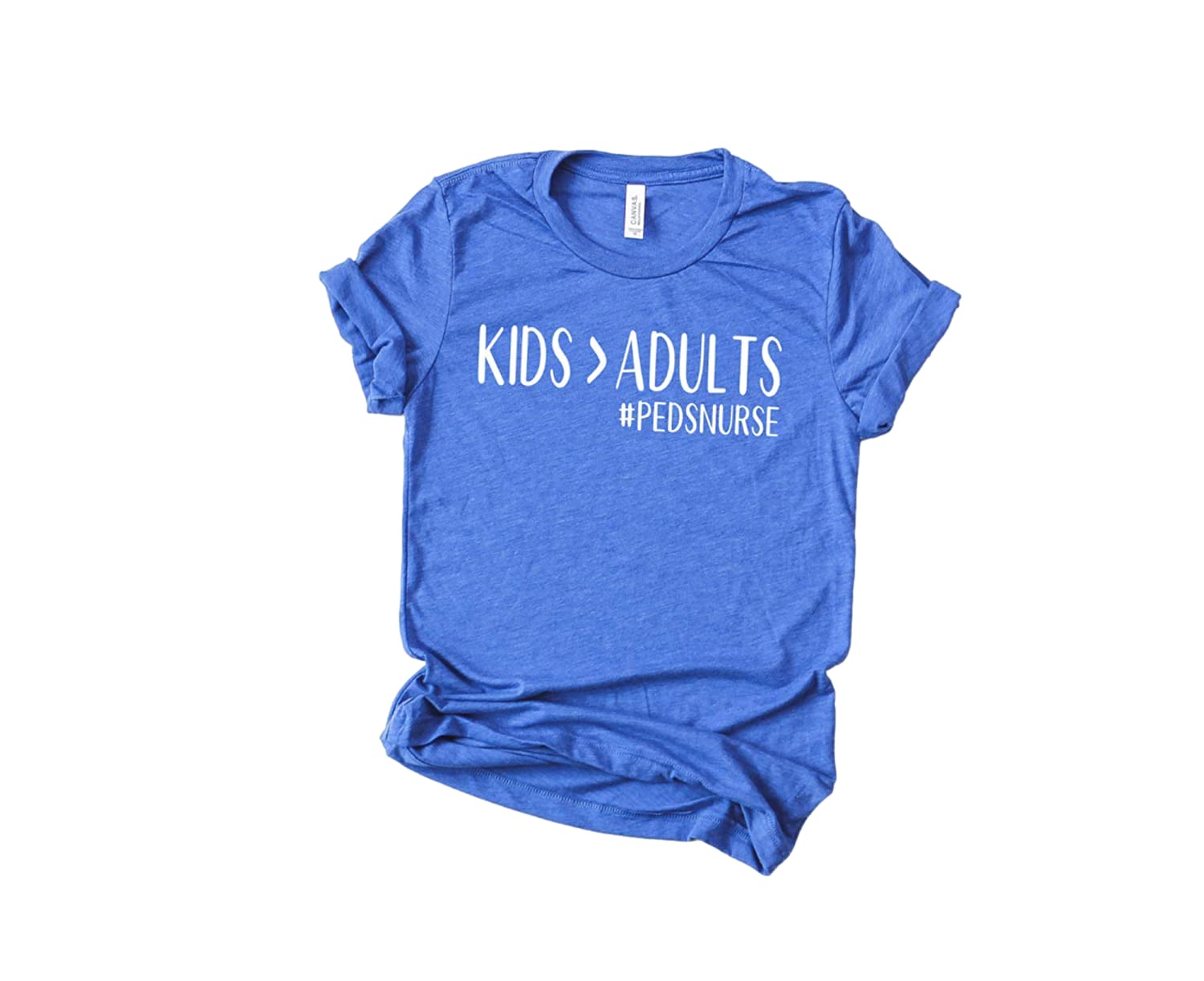 Funny Pediatric Nurse T-Shirt - Cute Peds RN Tee for Women & Men - Comfortable Nursing Uniform Top for PICU/LPN - Perfect Gift for Nurses - Great for Hospital Shifts & Nursing School