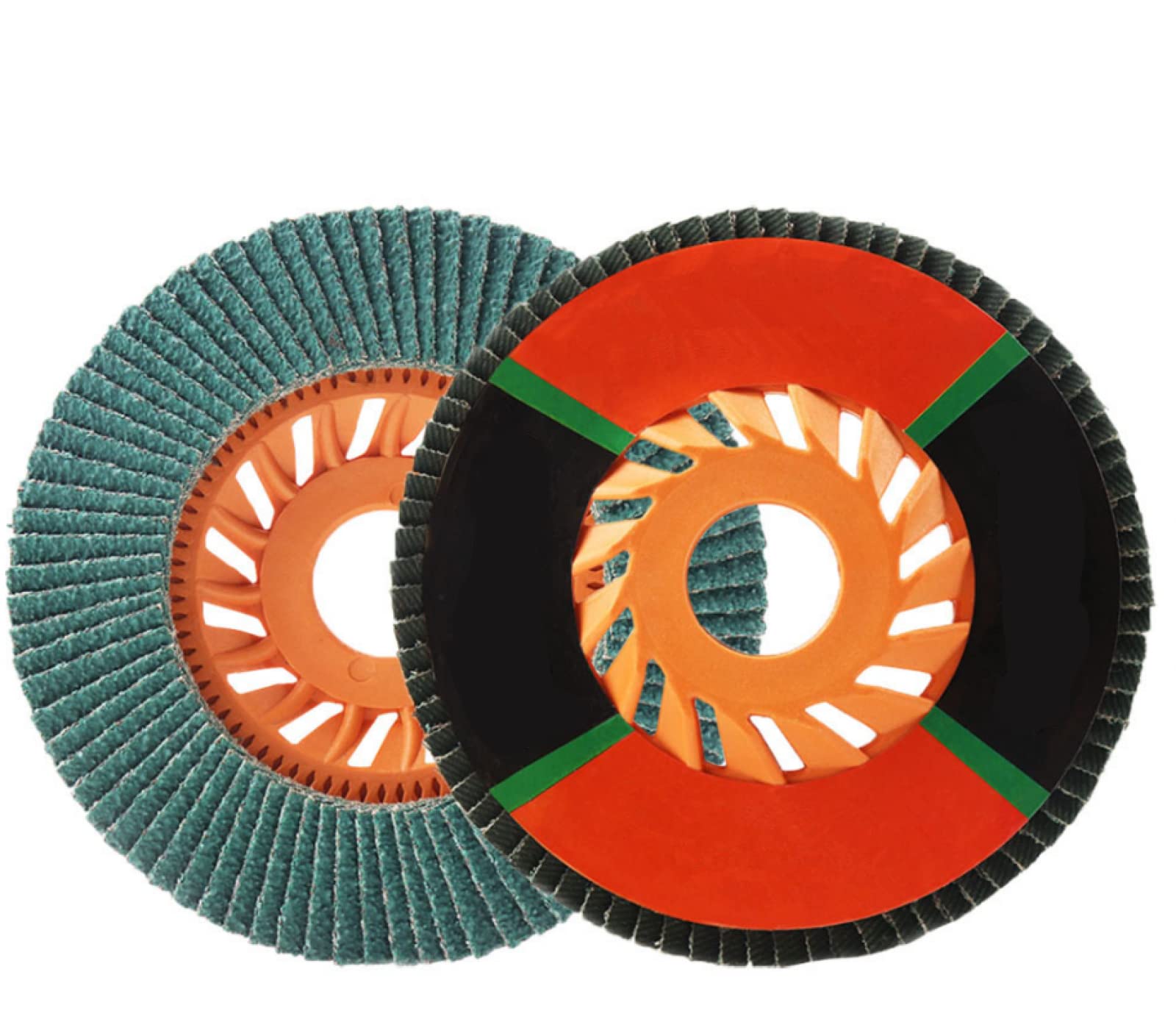 10PCS 115mm Zirconium Corundum Flap Discs - 60/80/120/240/320 Grit Angle Grinder Sanding Wheels for Metal, Wood & Paint Removal - Durable Grinding Blades for DIY & Professional Use