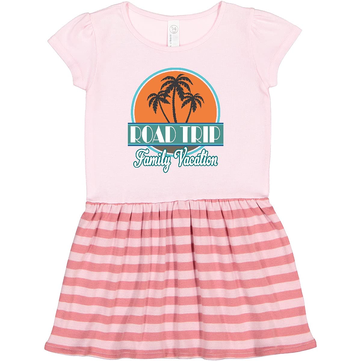 Inktastic Road Trip Family Vacation Toddler Dress - Cute Travel Outfit for Baby Girls & Toddlers - Perfect for Road Trips, Vacations & Family Photos