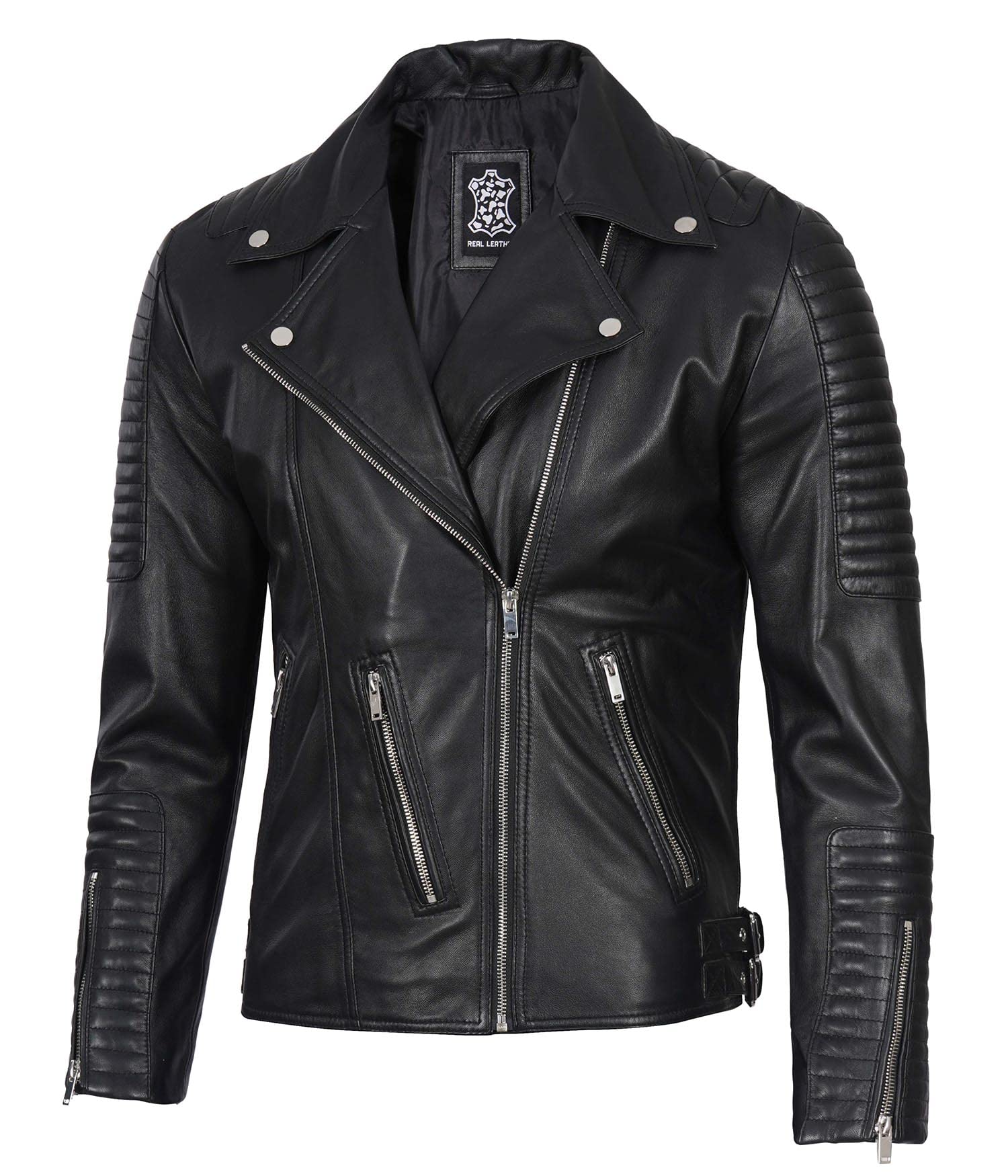 Genuine Lambskin Leather Jacket for Men - Stylish Casual Fashion Outerwear for Everyday Wear & Outdoor Activities