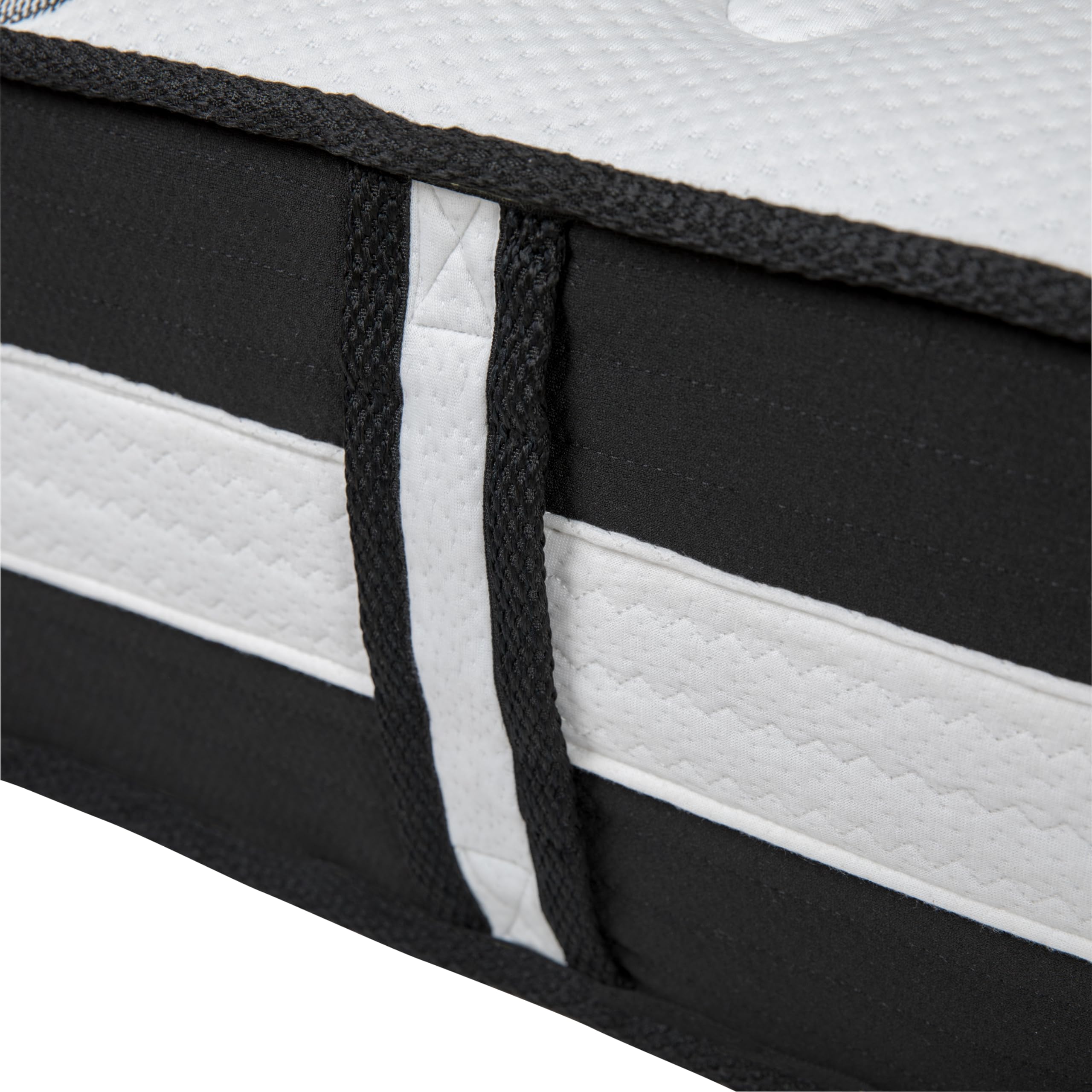 12 Inch CertiPUR-US Certified Foam Pocket Spring Mattress with 2 Inch Gel Memory Foam Topper - Queen Size Bed Set for Back Pain Relief & Pressure Relief - Perfect for Guest Rooms, Dorms & Apartments