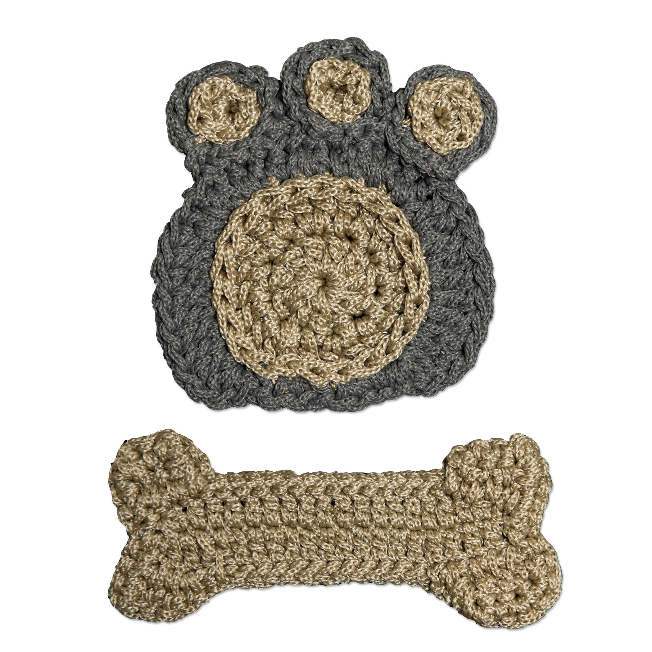 Heritage Lace Mode Crochet 3-Inch Dog Lover What Knots Set - Perfect for Home Decor, Gift Giving & Pet Lover Accessories