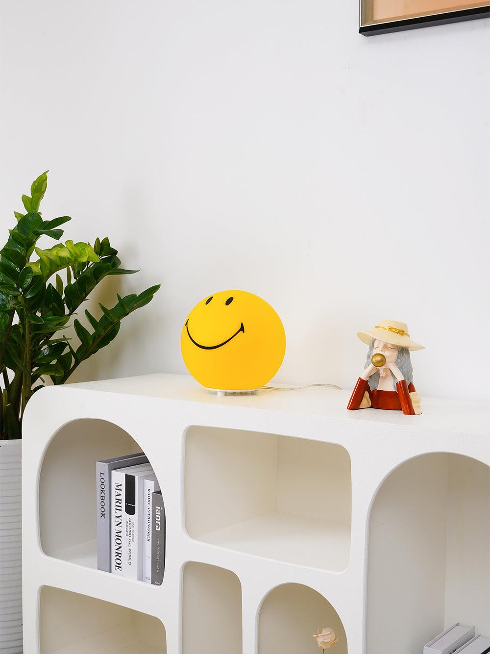 Smiling Table Lamp - Modern LED Night Light for Bedroom, Living Room, and Office - Perfect for Reading, Decor, and Relaxation