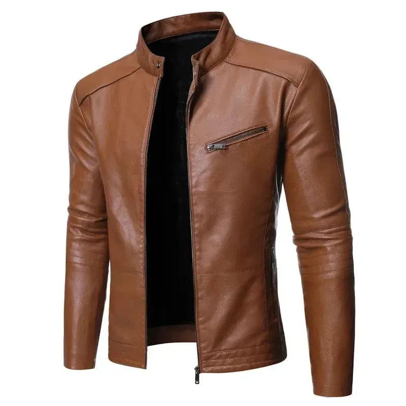 Men's Slim Fit Motorcycle Jacket - Lightweight Protective Riding Gear for Street Bikes & Cruisers | Perfect for Commuting & Weekend Adventures