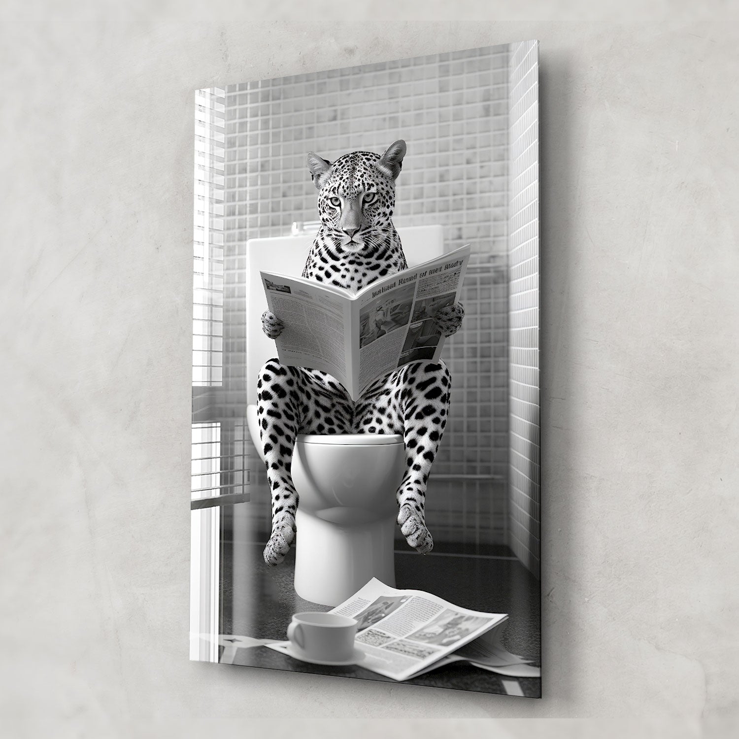 Leopard Print Toilet Seat Cover - Soft and Durable Bathroom Decor for Modern Homes, Perfect for Animal Lovers and Jungle Theme Decor