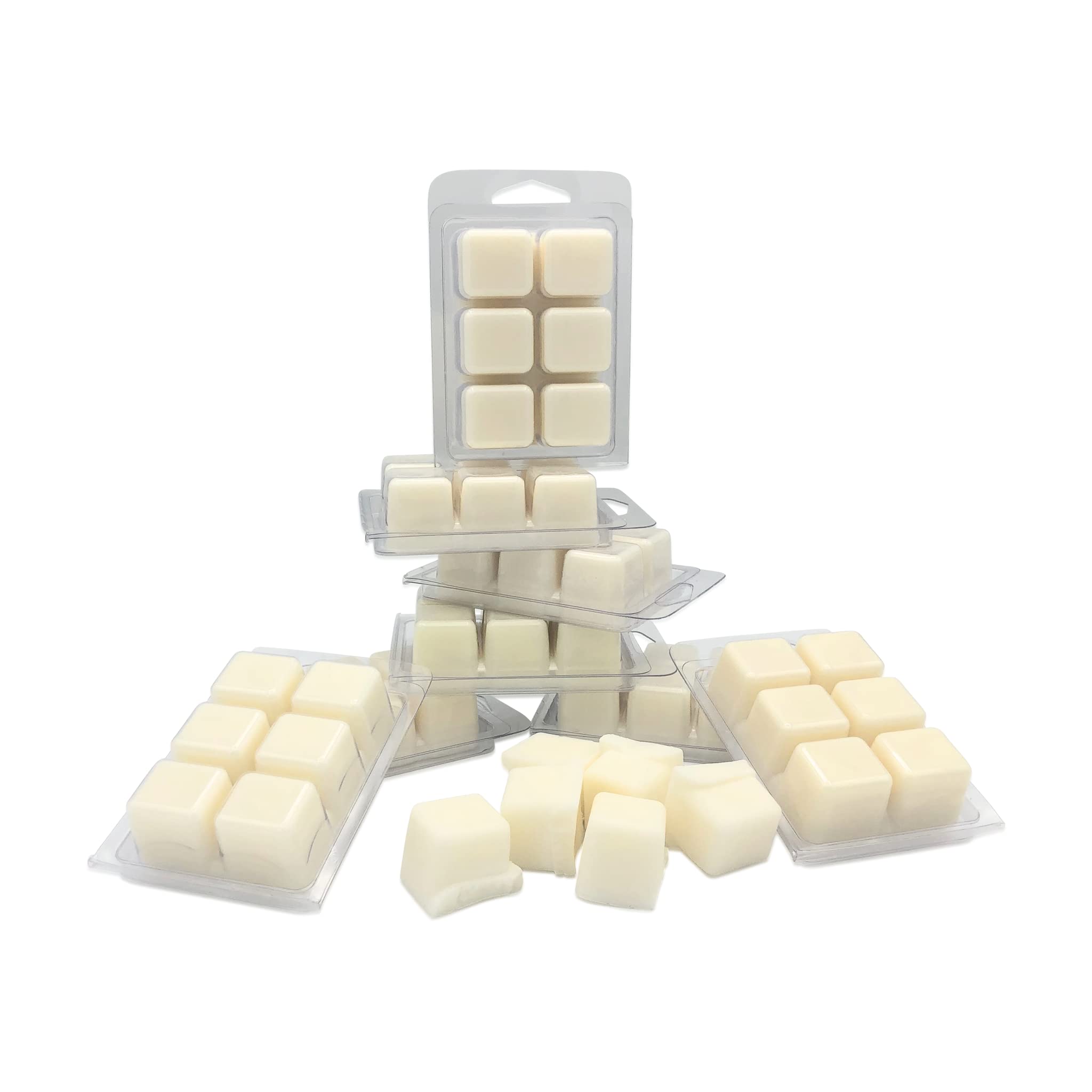 Premium Soy Wax Melts - Green Tea & Lemongrass Scent - 8 Pack (6 Cubes & 2.5 oz Each) | Long-Lasting Fragrance | Non-Toxic, Handmade in USA | Relaxing Air Freshener for Home & Office | Perfect for Wax Warmers & Aromatherapy Sessions