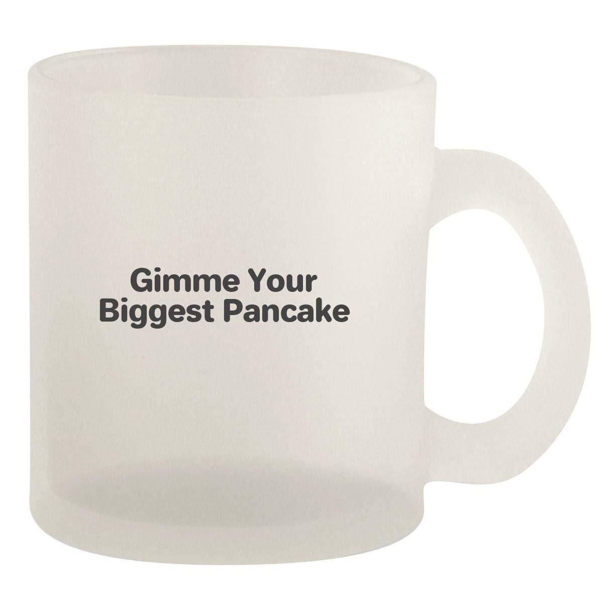10oz Frosted Glass Coffee Mug - Large Handle for Comfortable Grip - Perfect for Pancake Breakfasts, Hot Cocoa & Office Coffee Breaks