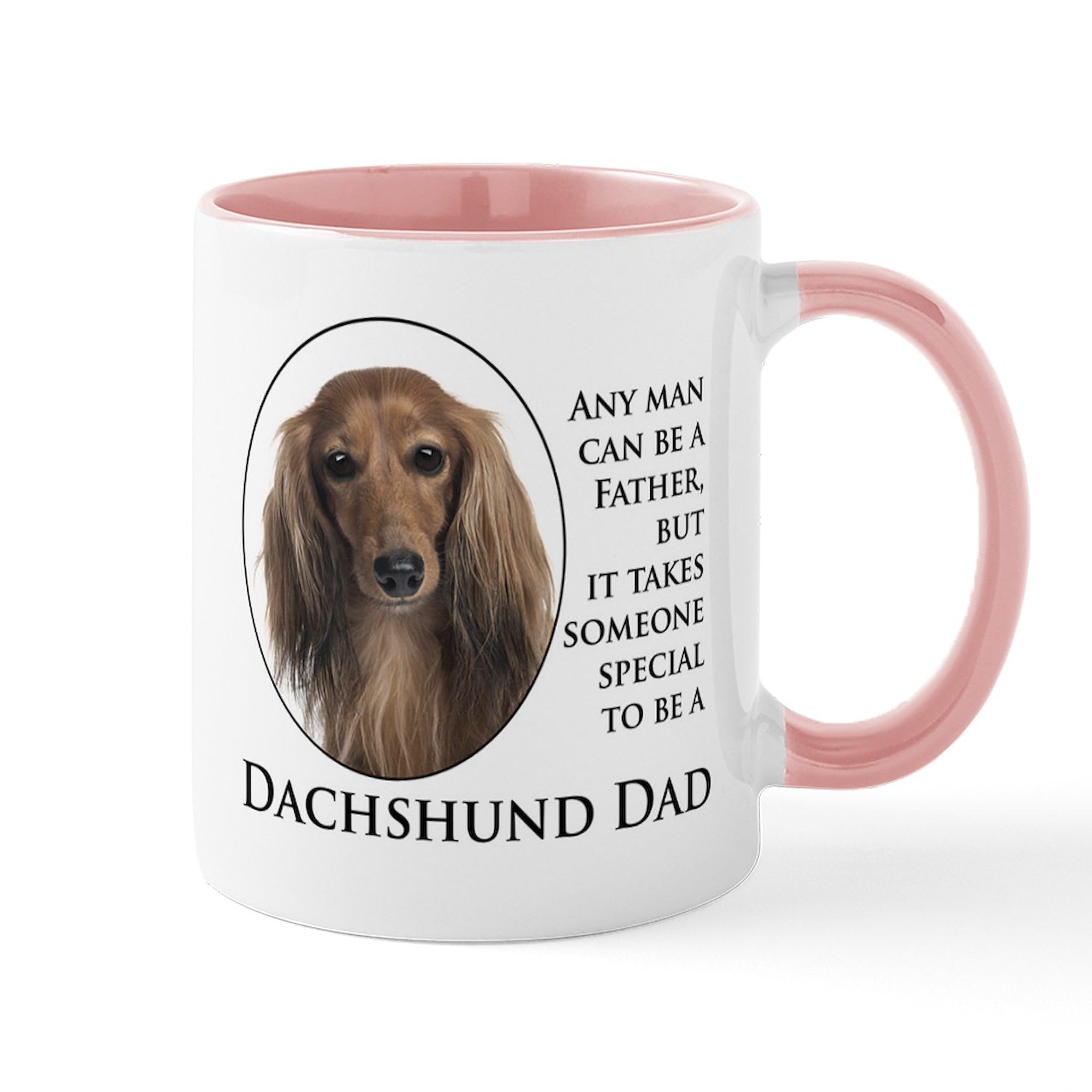 Dachshund Dad Coffee Mug - 11 oz (325 ml) Ceramic Cup for Hot & Cold Drinks - Perfect Gift for Dog Lovers & Father's Day