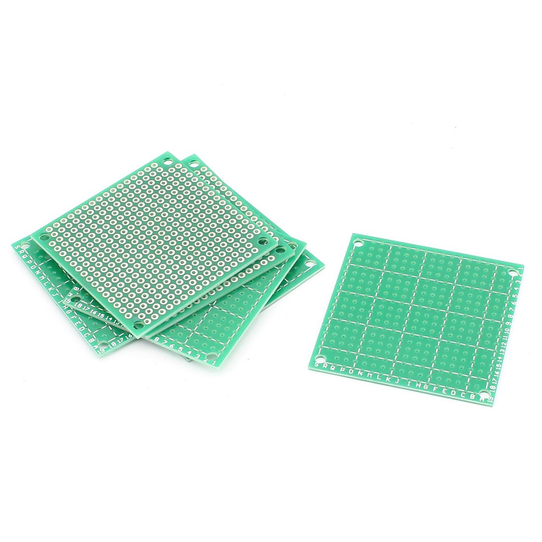 IIVVERR 6-Pack Single-Sided Solderable Prototype PCB Board 5x5cm - Universal Circuit Board for DIY Electronics Projects, Arduino, Raspberry Pi & STEM Education