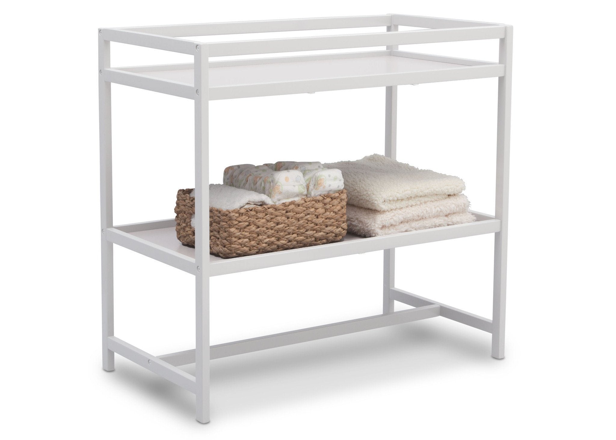 Baby Changing Table with Safety Straps & Storage - Portable Diaper Station for Nursery, Travel & On-the-Go Parenting - Perfect for Newborns & Toddlers