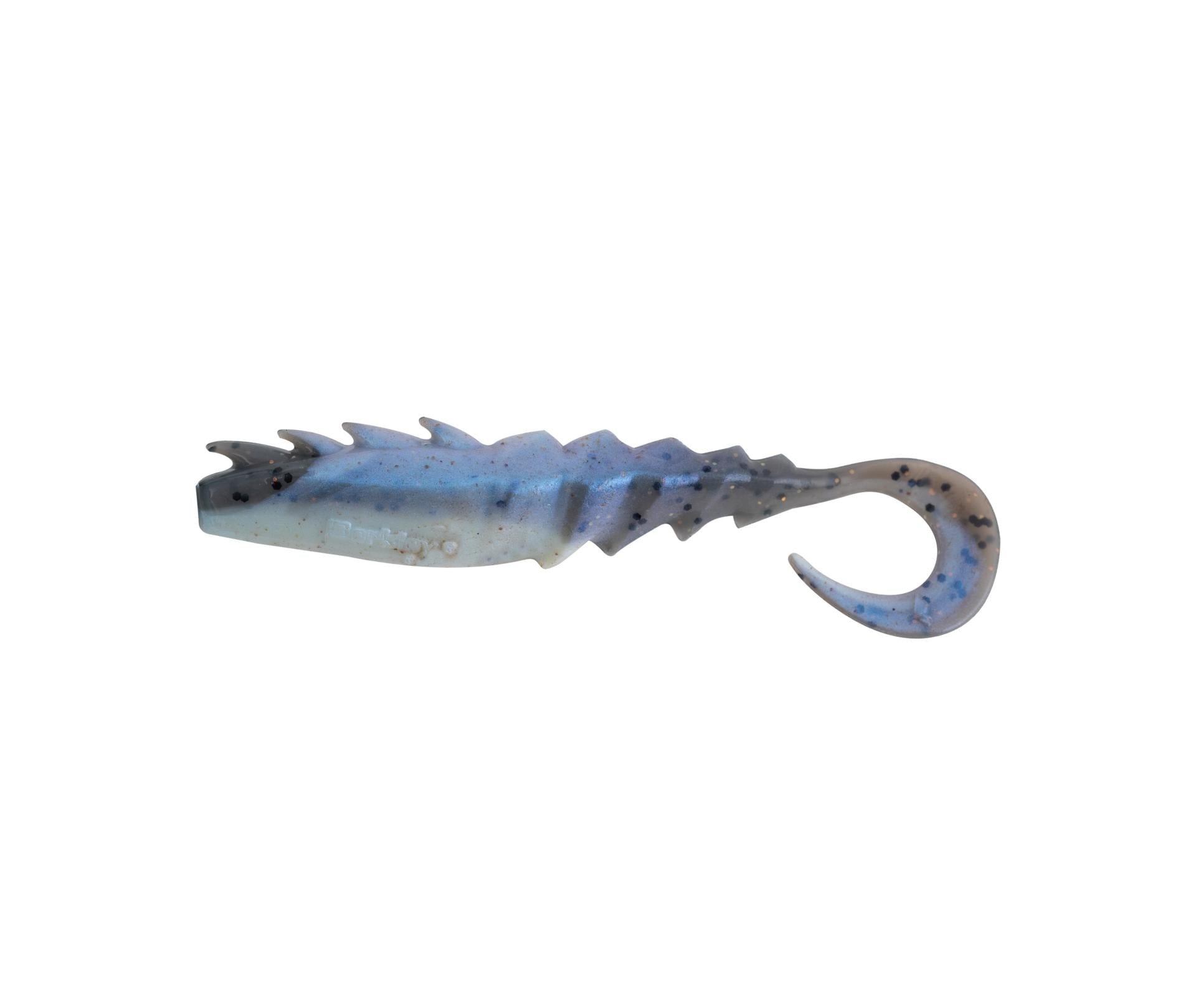 Berkley Gulp! Saltwater Nemesis Prawn Curl Tail Soft Fishing Baits - Perfect for Saltwater Fishing, Surf Casting, and Inshore Angling