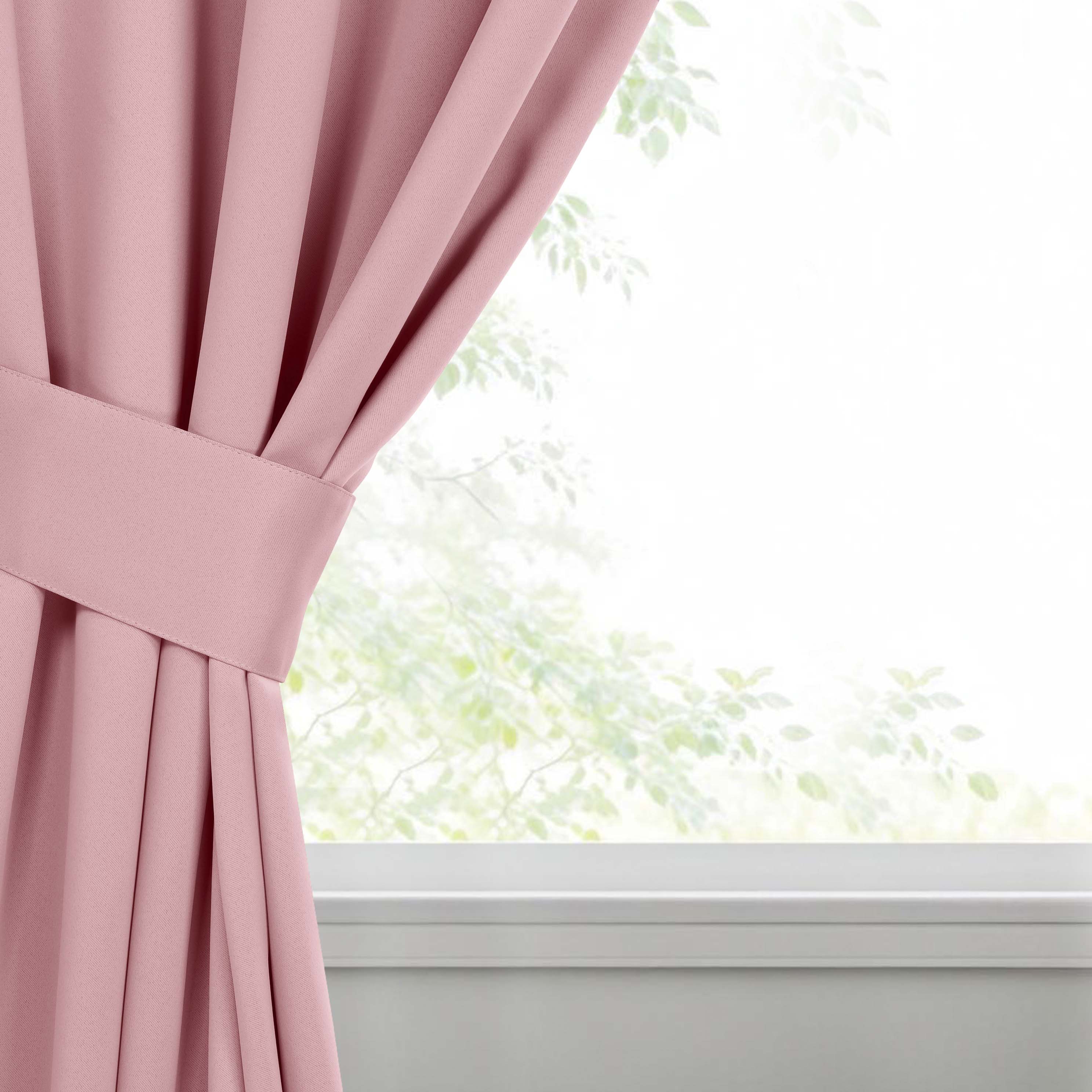 Premium Blackout Curtains Set of 2 - 100% Room Darkening, Machine Washable & Noise Reducing for Bedroom, Nursery & Home Theater