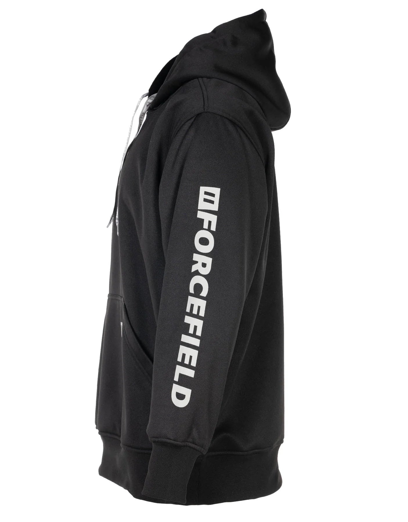 Forcefield Pullover Logo Sleeve Graphic Hoodie - Men's Casual Streetwear Sweatshirt for Gym, Running & Outdoor Activities