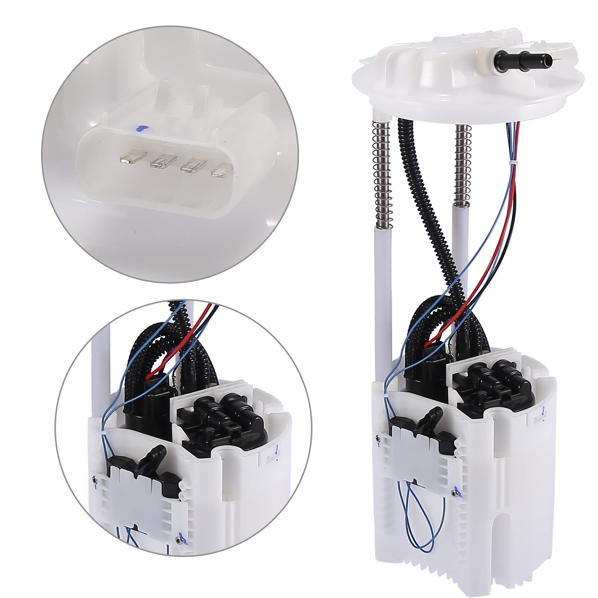 X AUTOHAUX E7270M Electric Fuel Pump Module Assembly - Compatible with Ram 1500 2011-2014 (Replaces SP7118M, 5145594AA, 68197317AA, RL145594AA) - High Performance Gasoline Fuel Pump Replacement for Smooth Engine Operation
