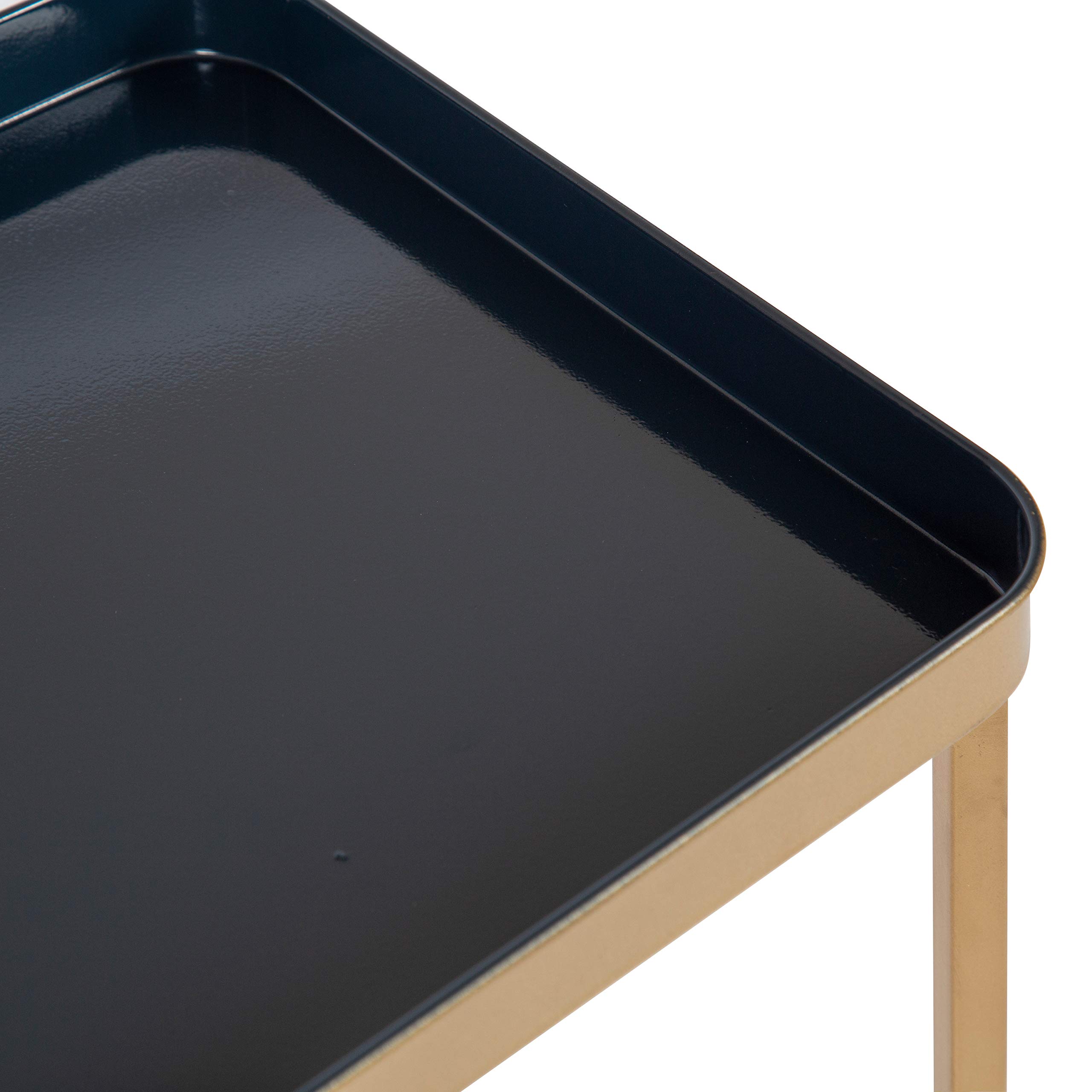 Kate and Laurel Celia Modern Tray Side Table - 18