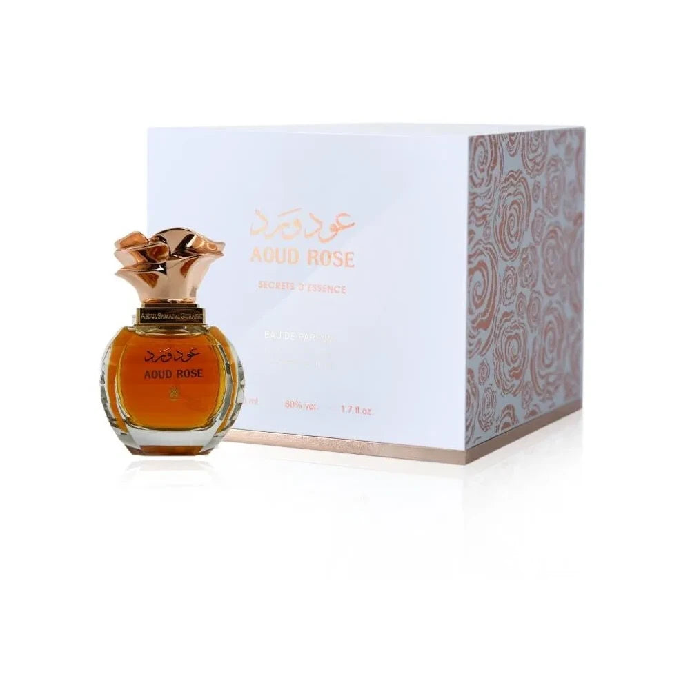 Premium Aoud Rose Eau de Parfum 50ml - Luxury Arabian Oud Perfume for Women & Men, Long-Lasting Floral Scent, Perfect for Date Nights & Special Occasions