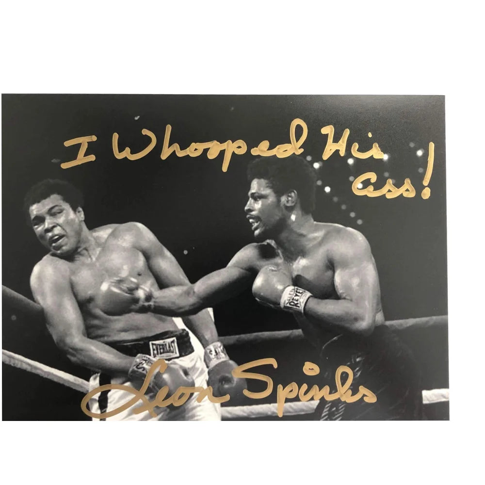 Leon Spinks Autographed 8x10 Photo - Signed 