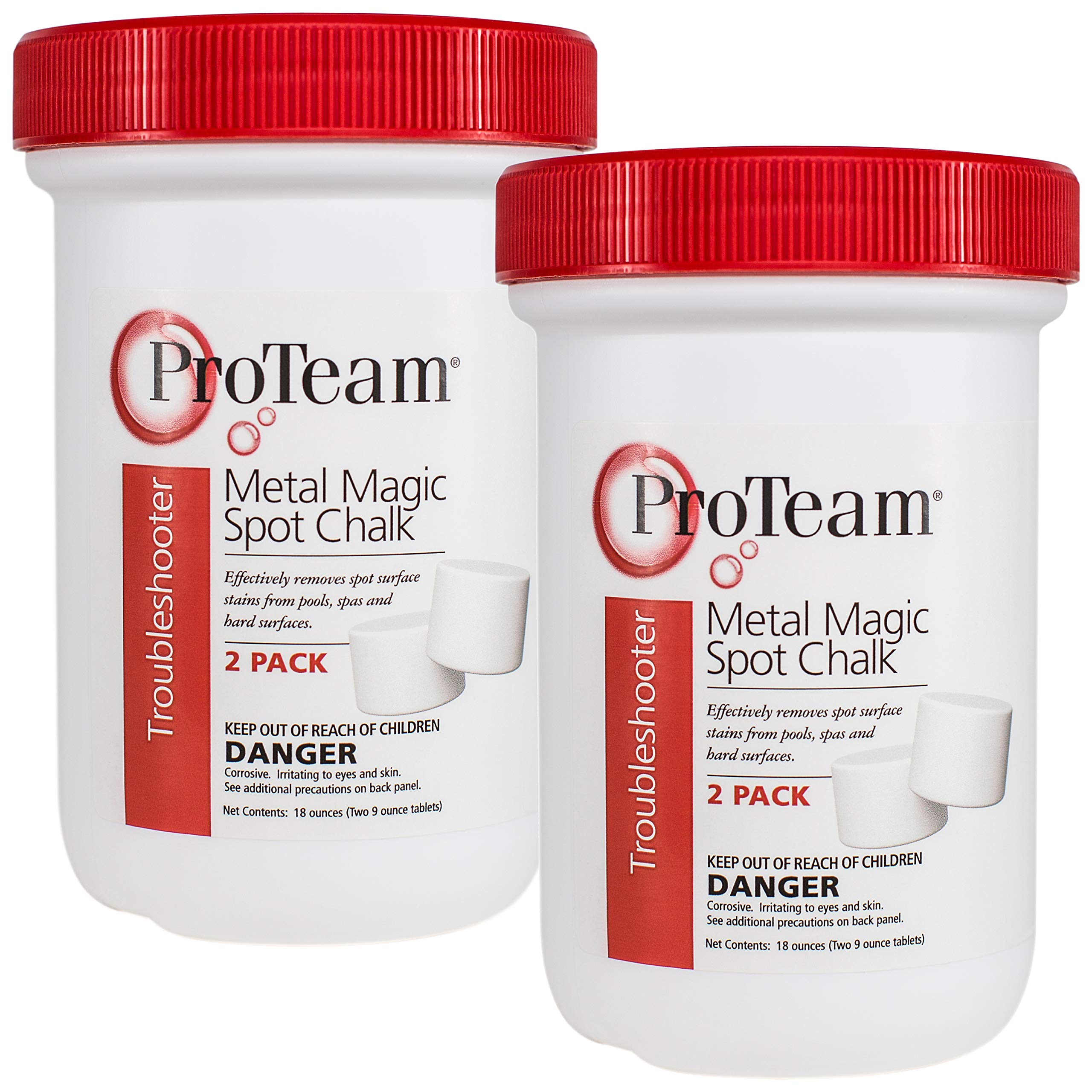 ProTeam Metal Magic Spot Chalk 18 oz (2 Pack) - High-Performance Chalk for Gymnastics, Weightlifting & Rock Climbing | Non-Toxic & Dust-Free Formula