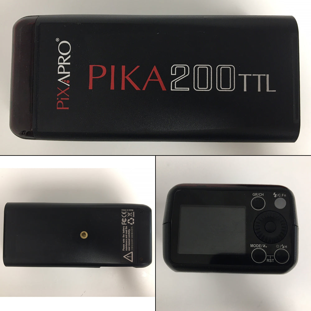 PIKA200 Portable Battery Powered TTL Mini Flash (Godox AD200) - Perfect for On-the-Go Photography & Studio Lighting | Ideal for Wedding, Portrait & Outdoor Shoots