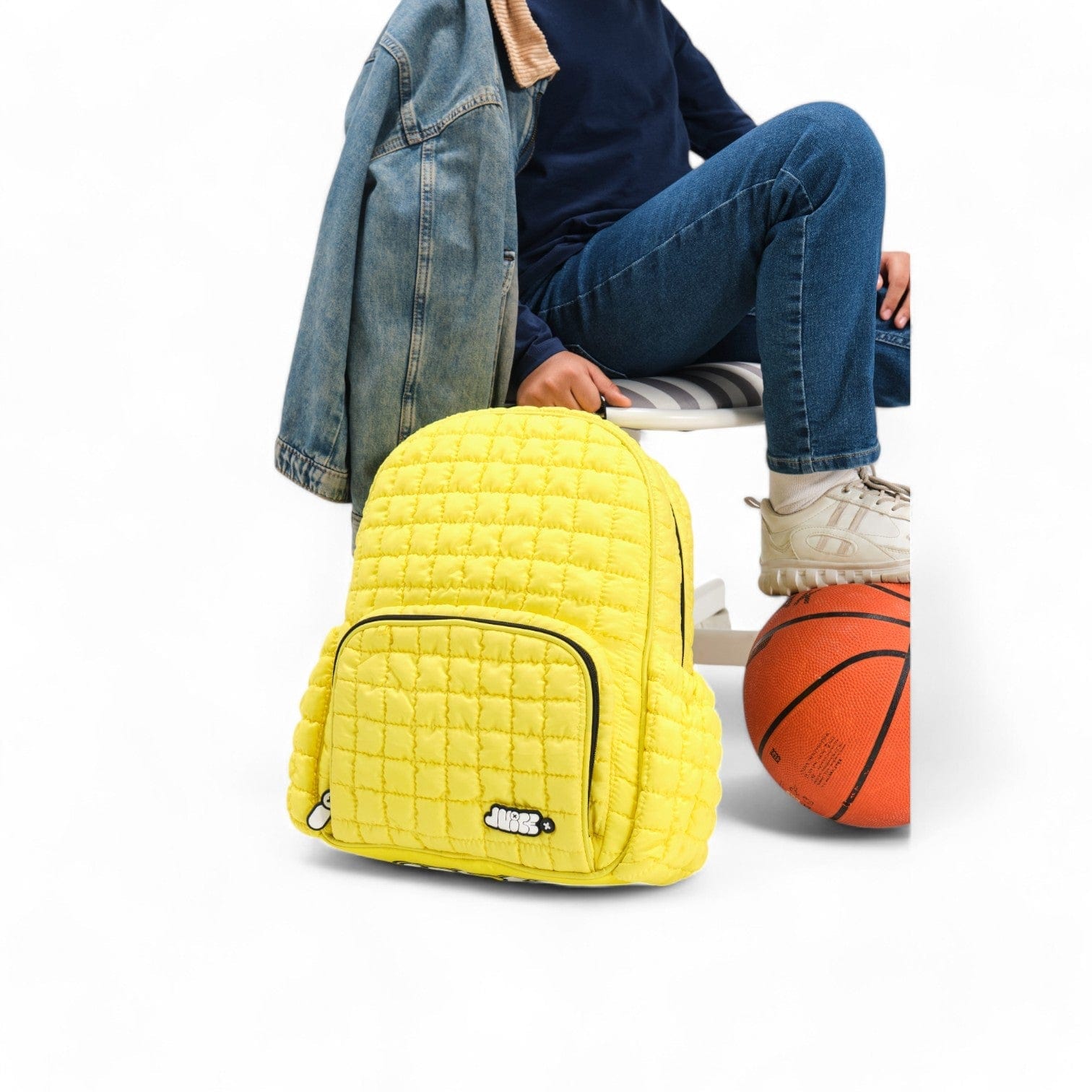 Boba Large Backpack for Women & Men - SuperNova Yellow Waterproof Travel Backpack - Perfect for School, Work, Hiking & Outdoor Adventures