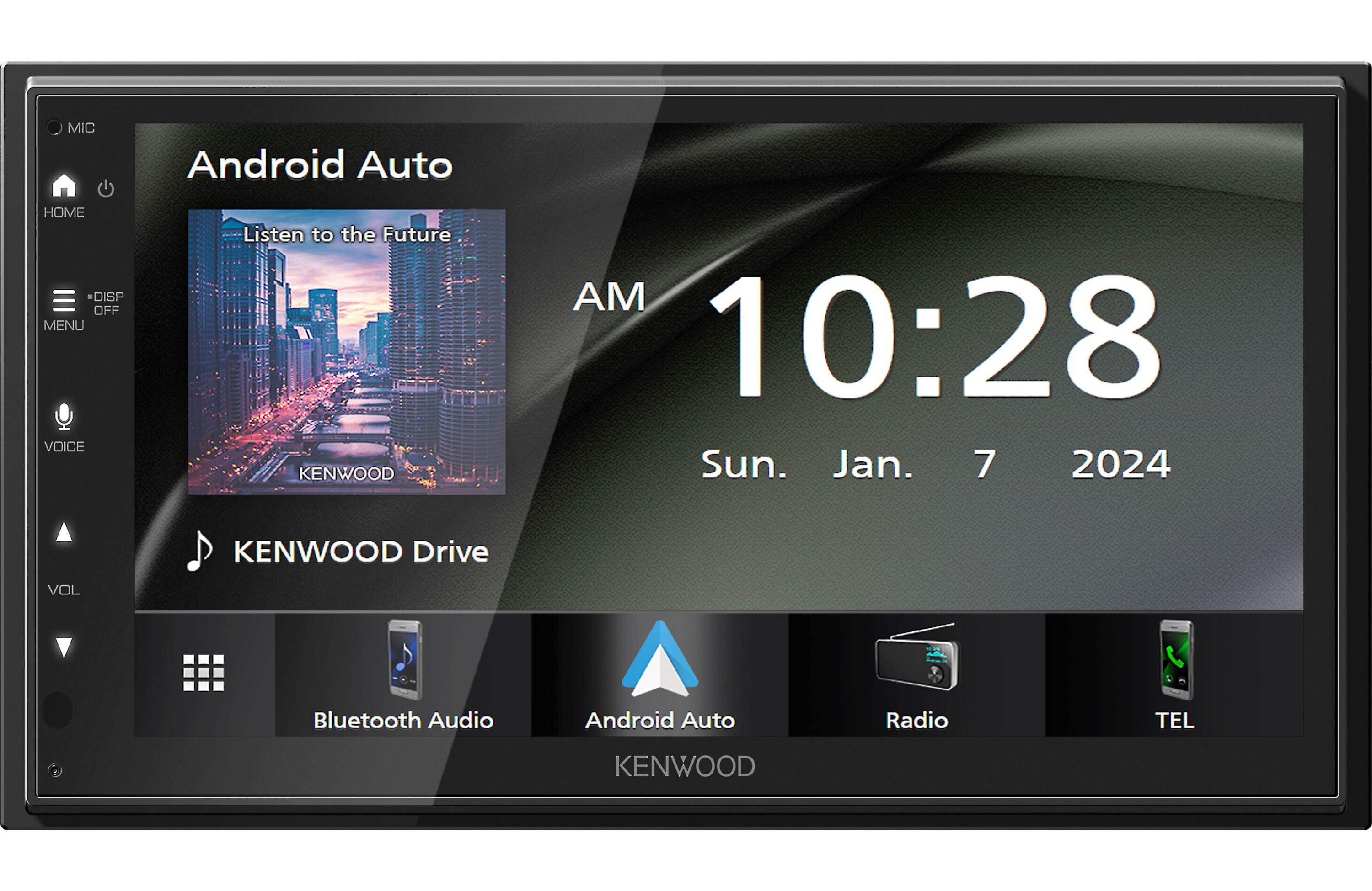 Kenwood DMX40S Digital Multimedia Receiver with Bluetooth - Car Stereo for Seamless Music Streaming & Hands-Free Calling - Perfect for Road Trips & Daily Commutes