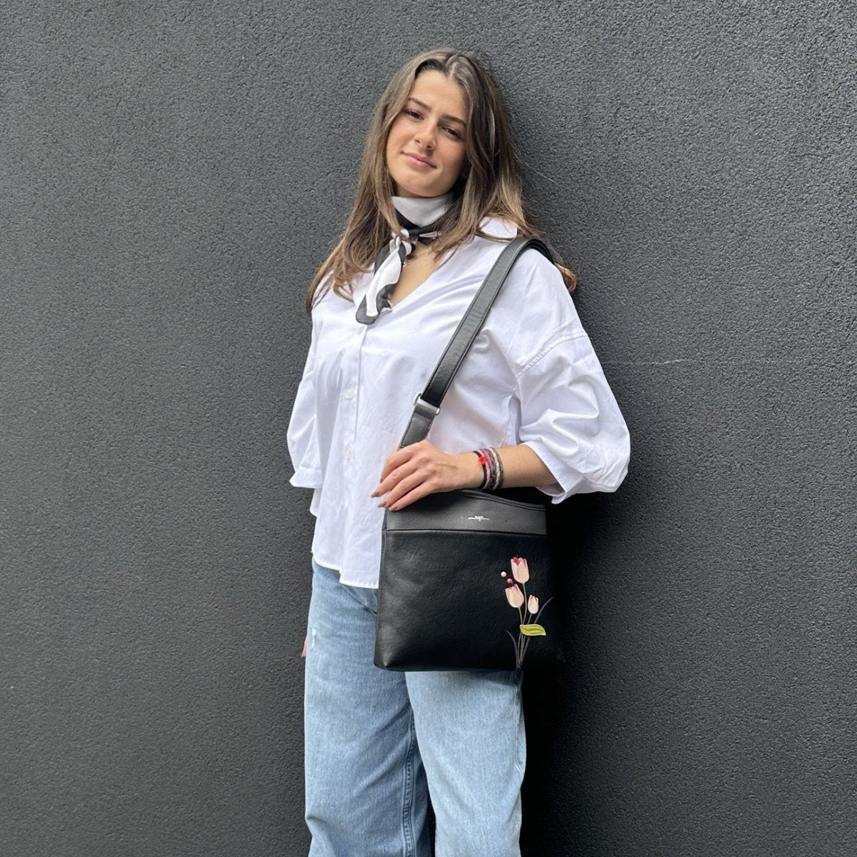 Espe Tulip Messenger Bag for Women - Stylish Crossbody Purse with Adjustable Strap, Perfect for Work, Travel & Daily Use