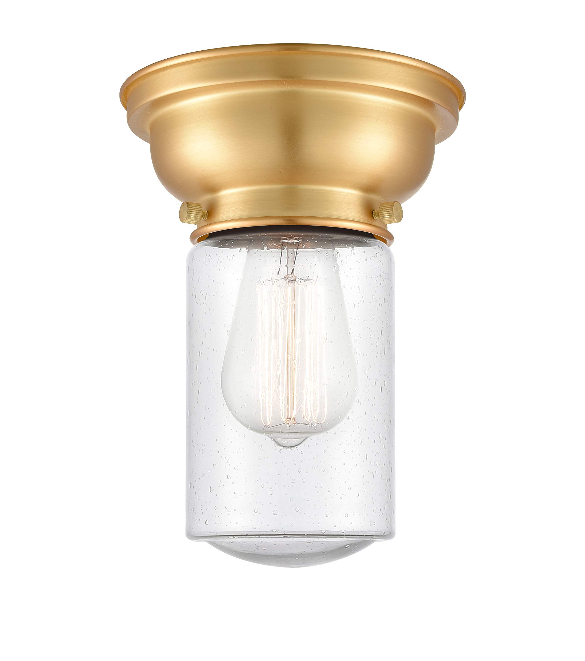 623-1F-SG-G314-LED Bare Bulb 1 Light Cord Set in Satin Gold Finish - Vintage Edison Bulb Lighting for Home Decor, Cafe, Restaurant & Retail Display