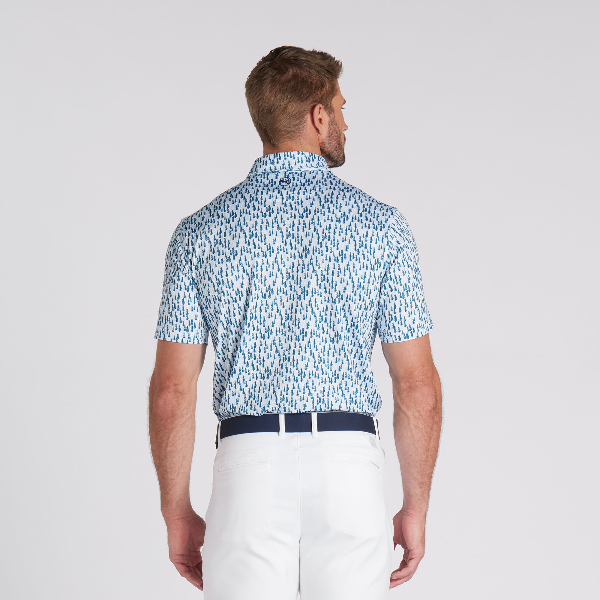 Premium MATTR Pines Golf Polo Shirt for Men - Moisture-Wicking, UV Protection & Breathable Performance Wear - Ideal for Golf, Casual Outings & Outdoor Activities