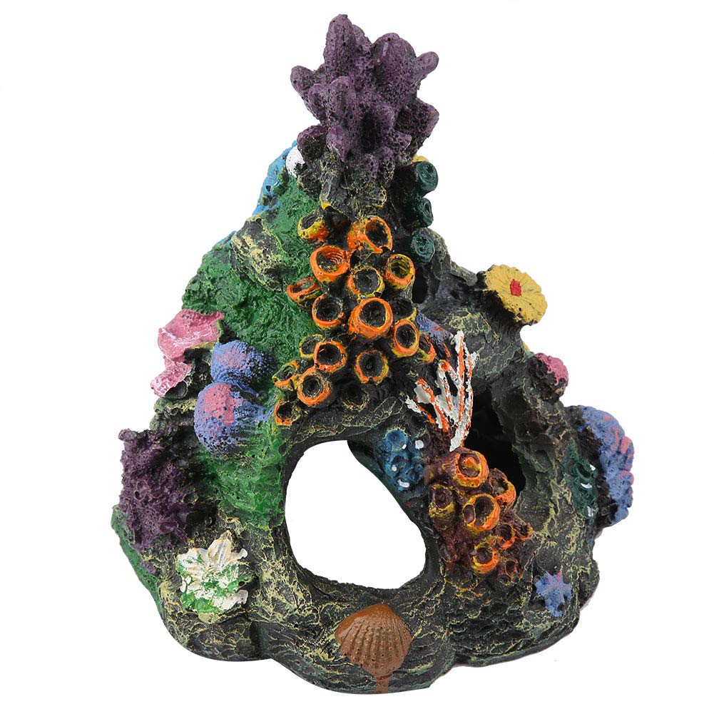 Betta Fish Tank Decorations - Artificial Coral Aquarium Plants for Hiding, Sleeping & Breeding | Perfect for Betta Fish Tanks, Aquascaping & Home Aquarium Setup