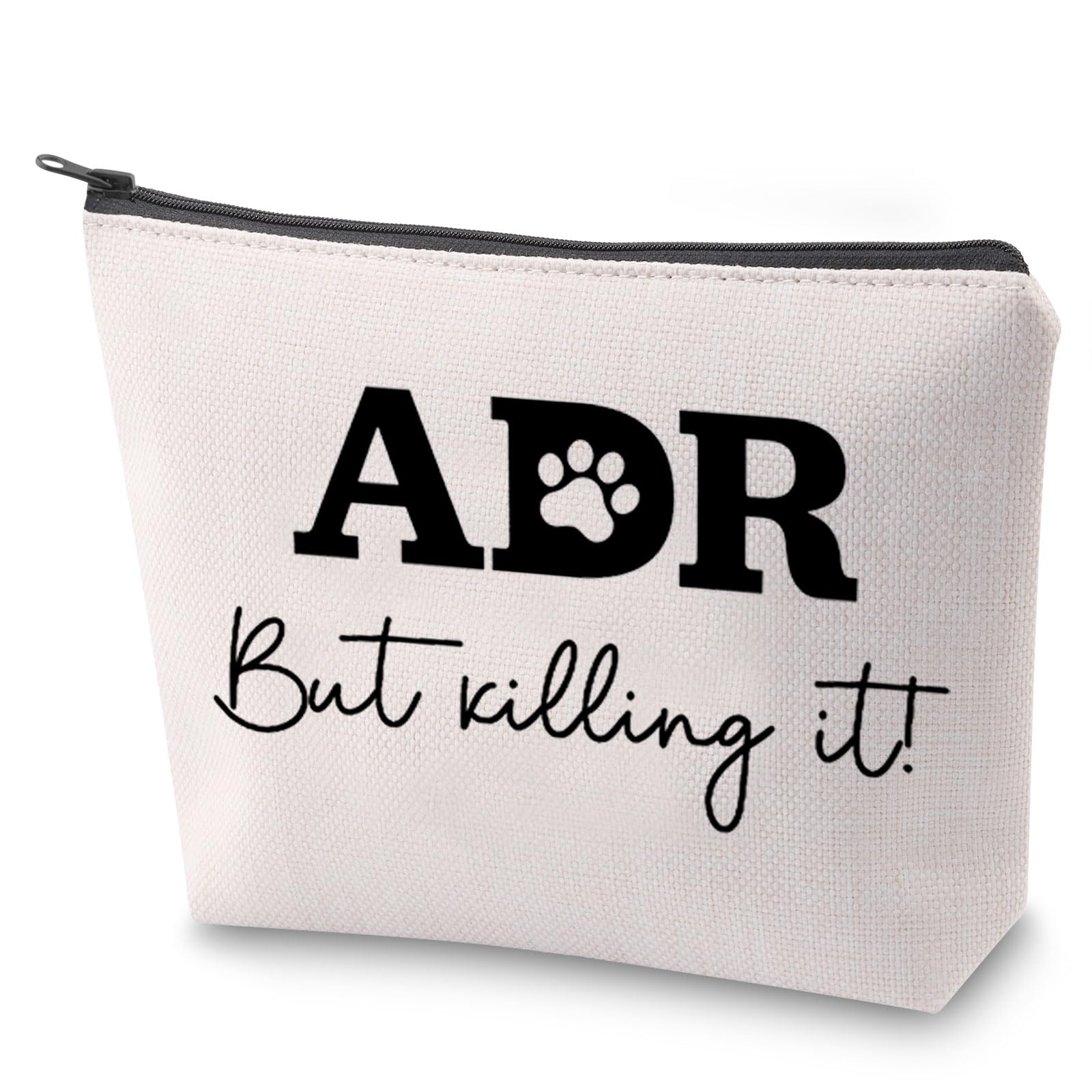 Veterinary Technician Survival Kit - ADR Themed Makeup Bag with Zipper | Perfect Vet Tech Week Gift & Veterinarian Cosmetic Pouch | Great for Clinics, Schools & On-the-Go Professionals