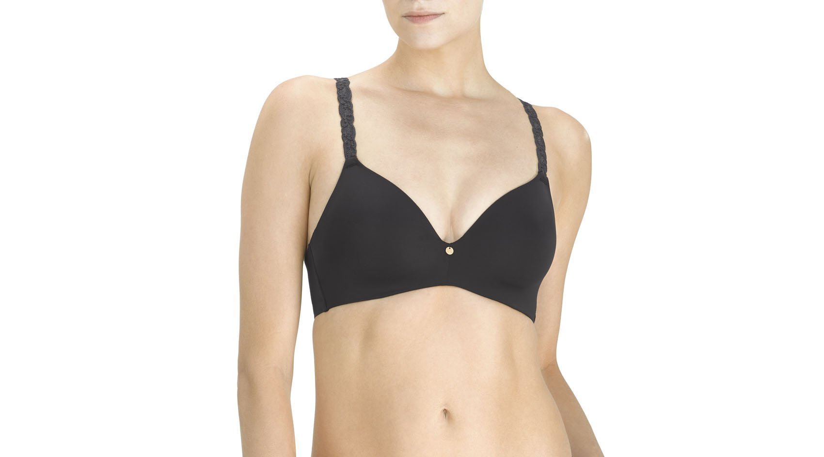 Natori Women's Pure Luxe Contour Convertible Soft Cup Bra - Comfortable Everyday Wear for Work, Yoga & Lounge