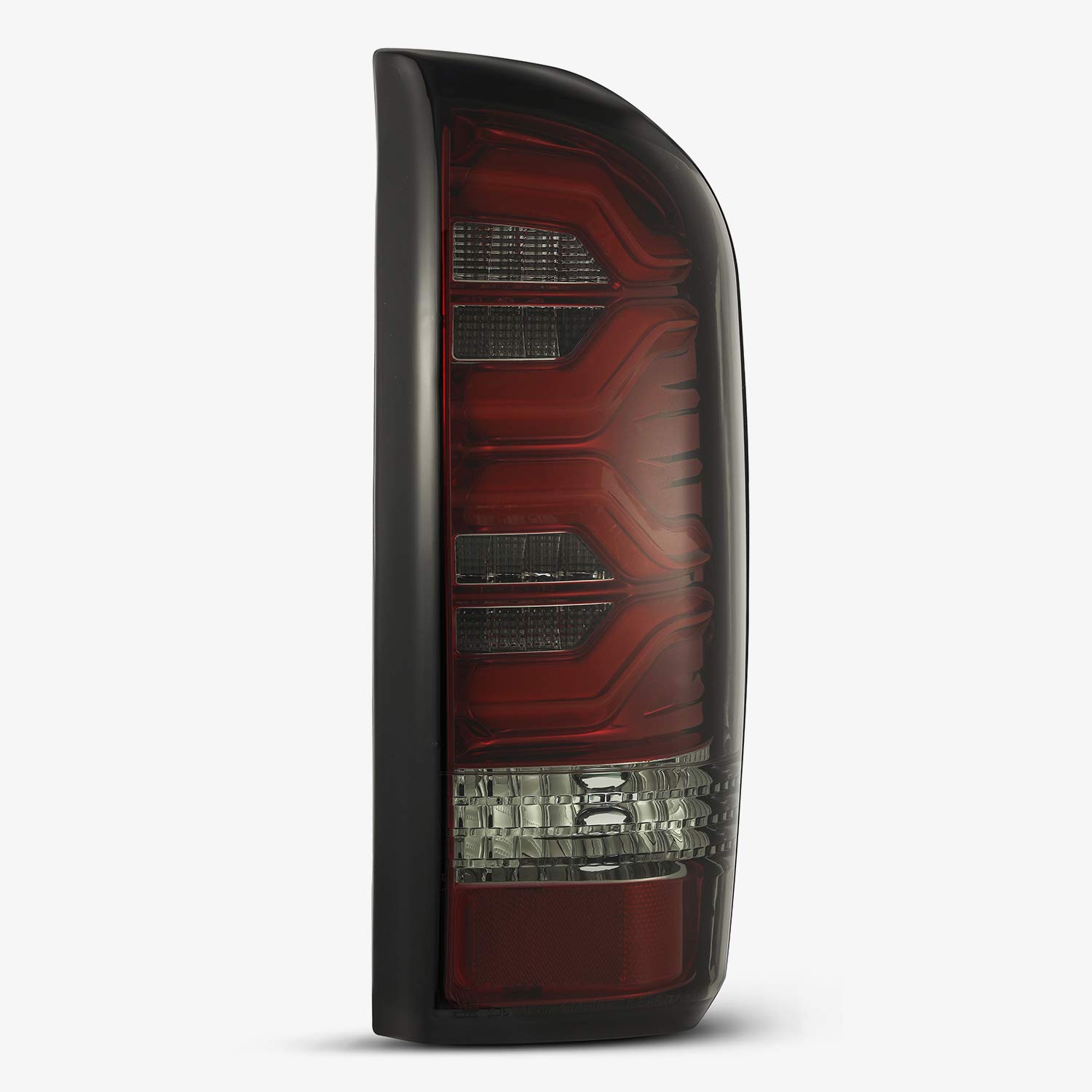 Alpharex PRO-Series LED Tail Lights for 2016-2023 Toyota Tacoma - Red Smoke Lens - Enhanced Visibility & Style - Perfect for Off-Roading & Night Driving