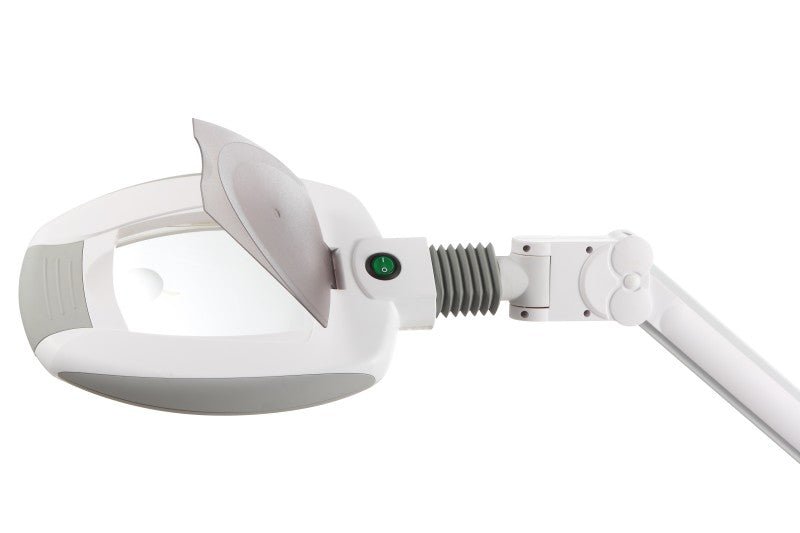 Silverfox LED Magnifying Lamp with 3D Lens - 5X Magnification & Adjustable Arm - Perfect for Jewelry Making, Watch Repair, and Crafts