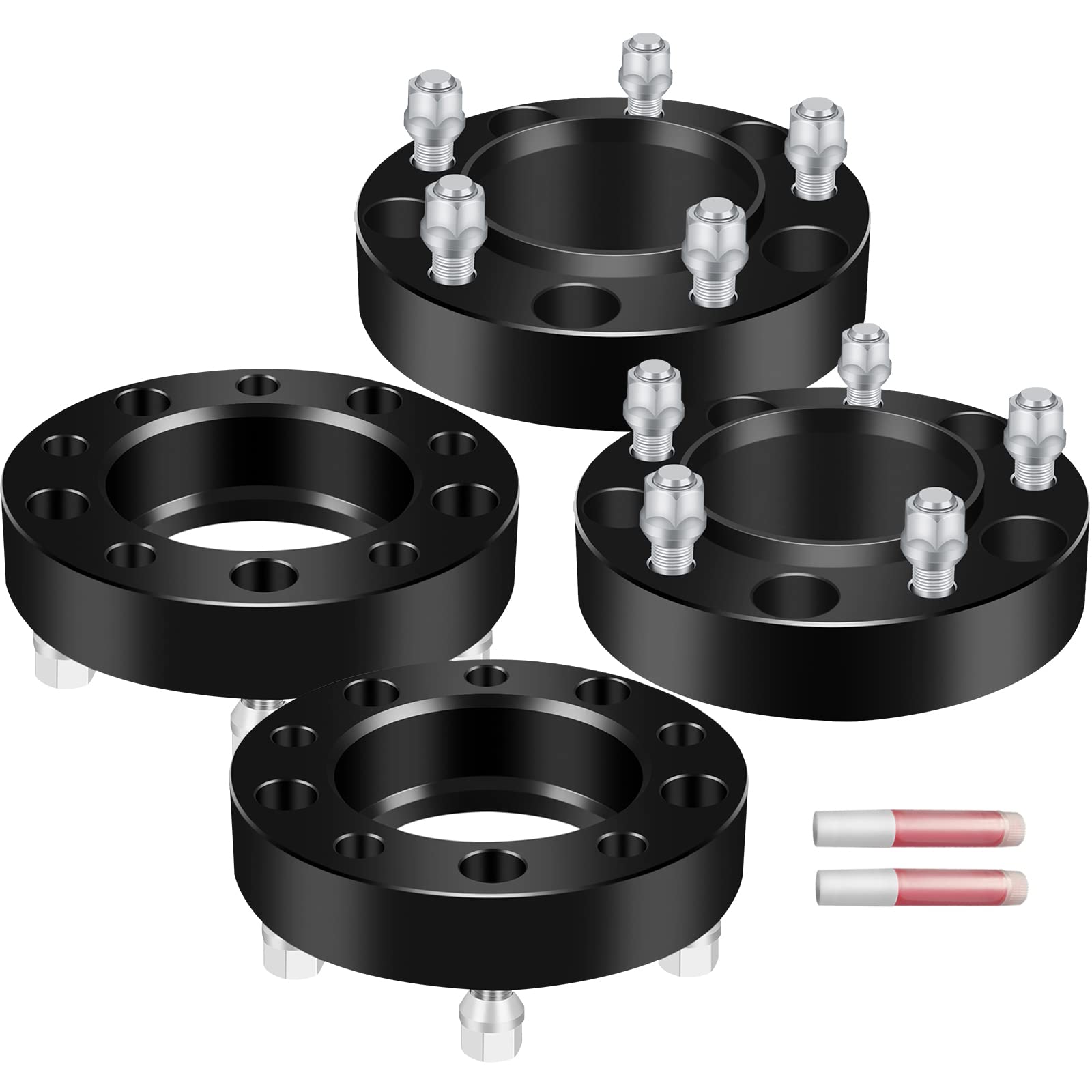 AINTIER 4X 1.5 Inch 5x150mm to 5x150mm 14x1.5 Hubcentric Wheel Spacers - 5 Lug Fit for Toyota Land Cruiser, Sequoia & Tundra - Enhance Off-Road Performance & Stance