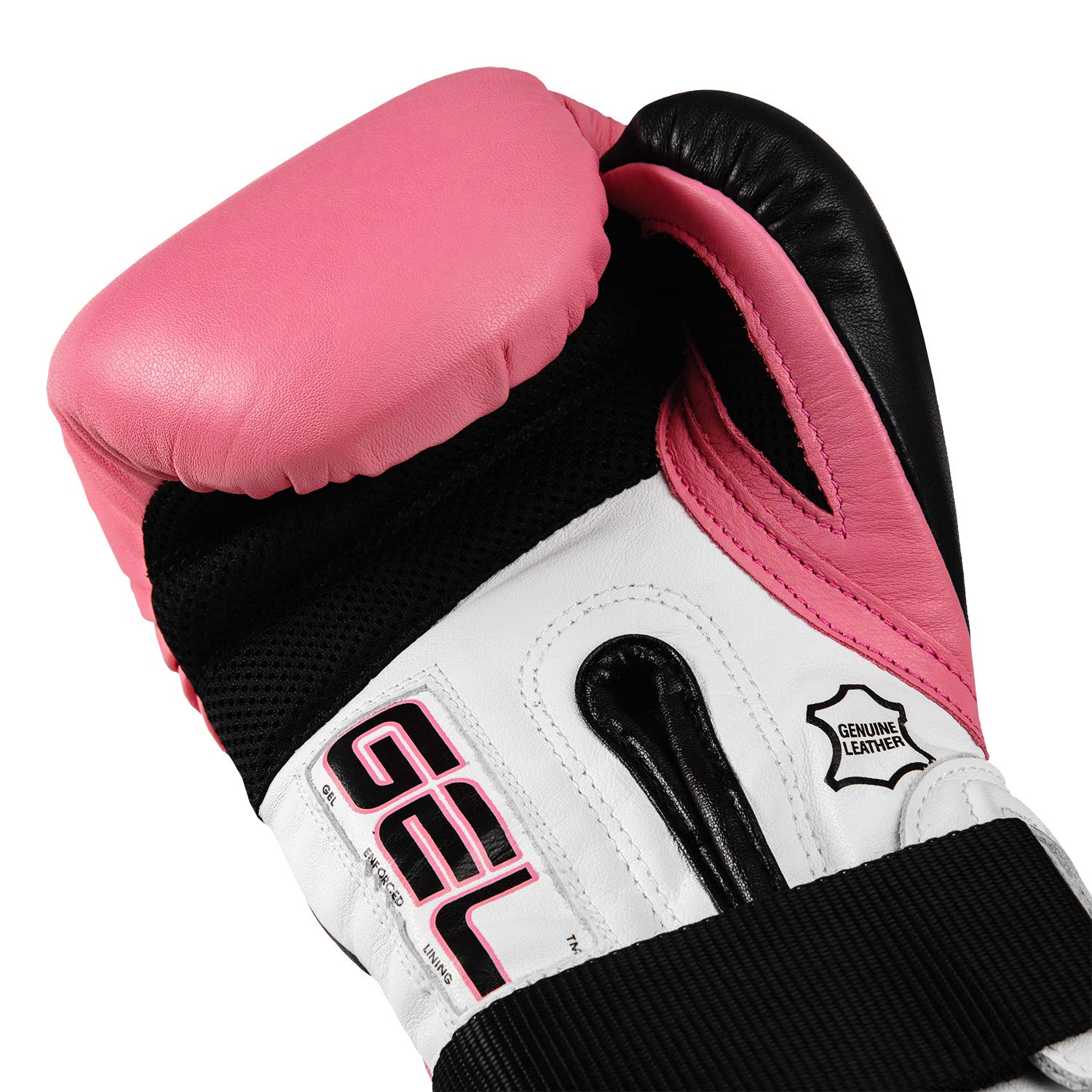 Title Boxing Gel Suspense Training Gloves 16 oz - Pink & Black for Boxing, MMA, Kickboxing & Fitness Training - Premium Hand Protection for Sparring & Heavy Bag Workouts