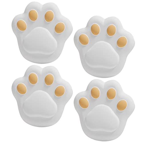 MagiDeal 4-Pack Baby Proofing Corner Guards & Edge Protectors - Soft Furniture Bumpers for Sharp Table Corners, Child Safety Home Protection - Ideal for Nursery, Living Room & Office (White)