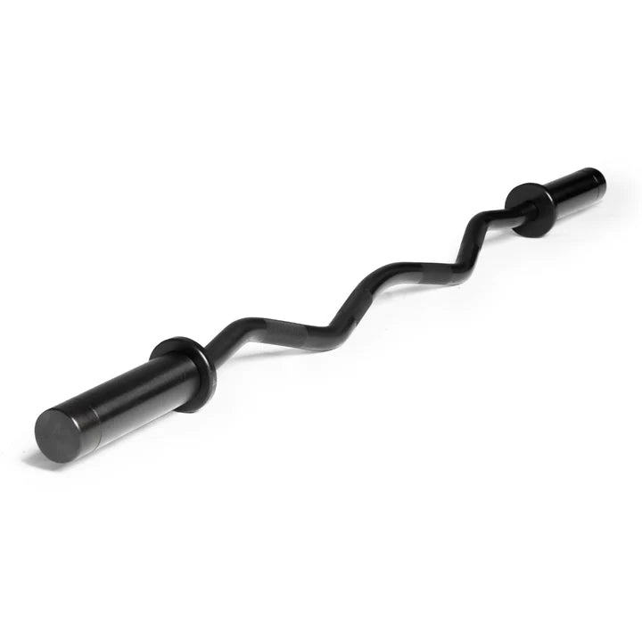 Troy TOZ 47B Commercial 4FT Olympic Curl Bar - Heavy Duty Weightlifting Bar for Gym & Home Workouts - Perfect for Bicep Curls, Triceps Extensions & Strength Training