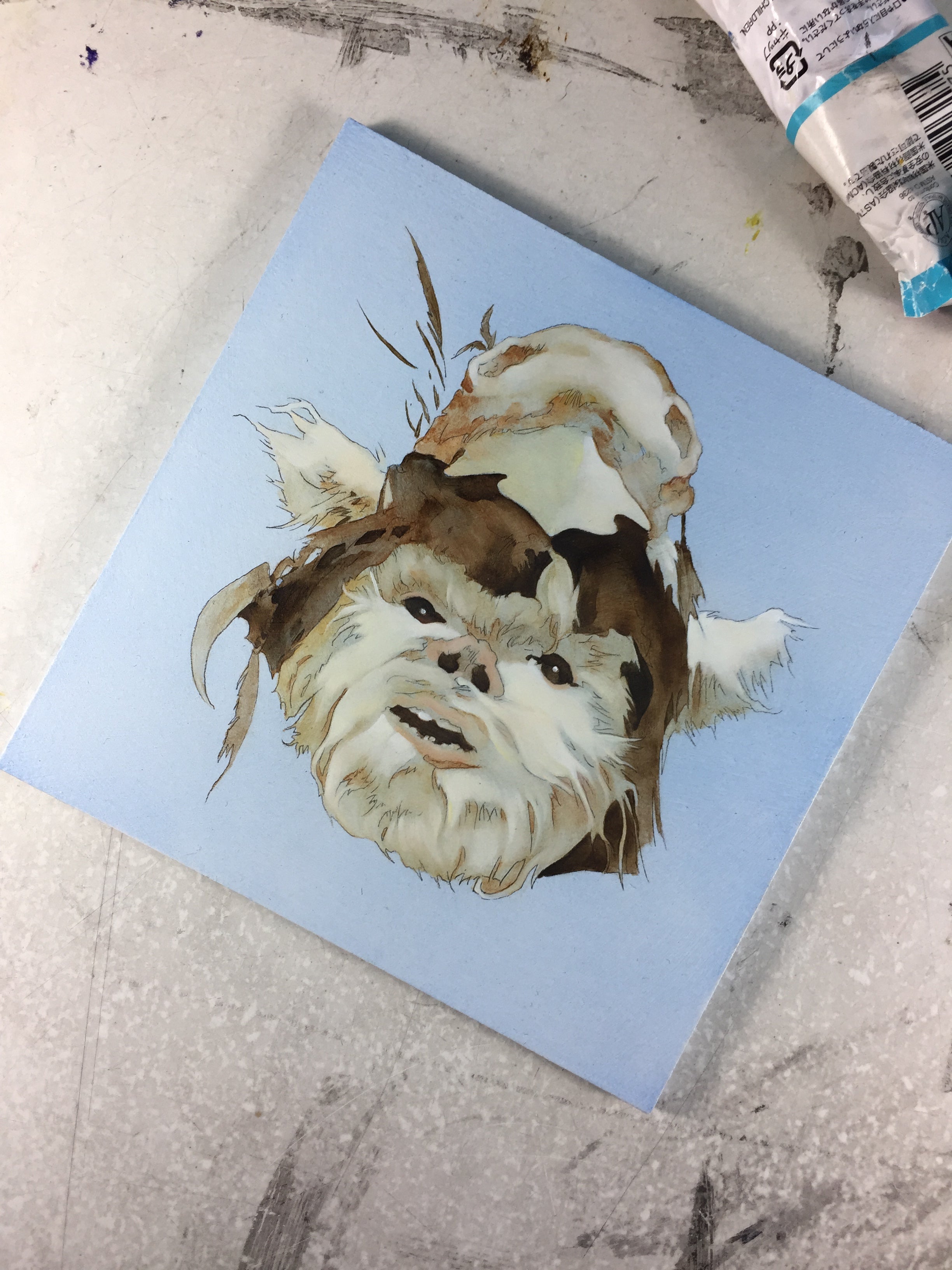 Logray Original Oil Portrait Painting - Handmade Artwork for Home Decor, Office, and Gift Giving