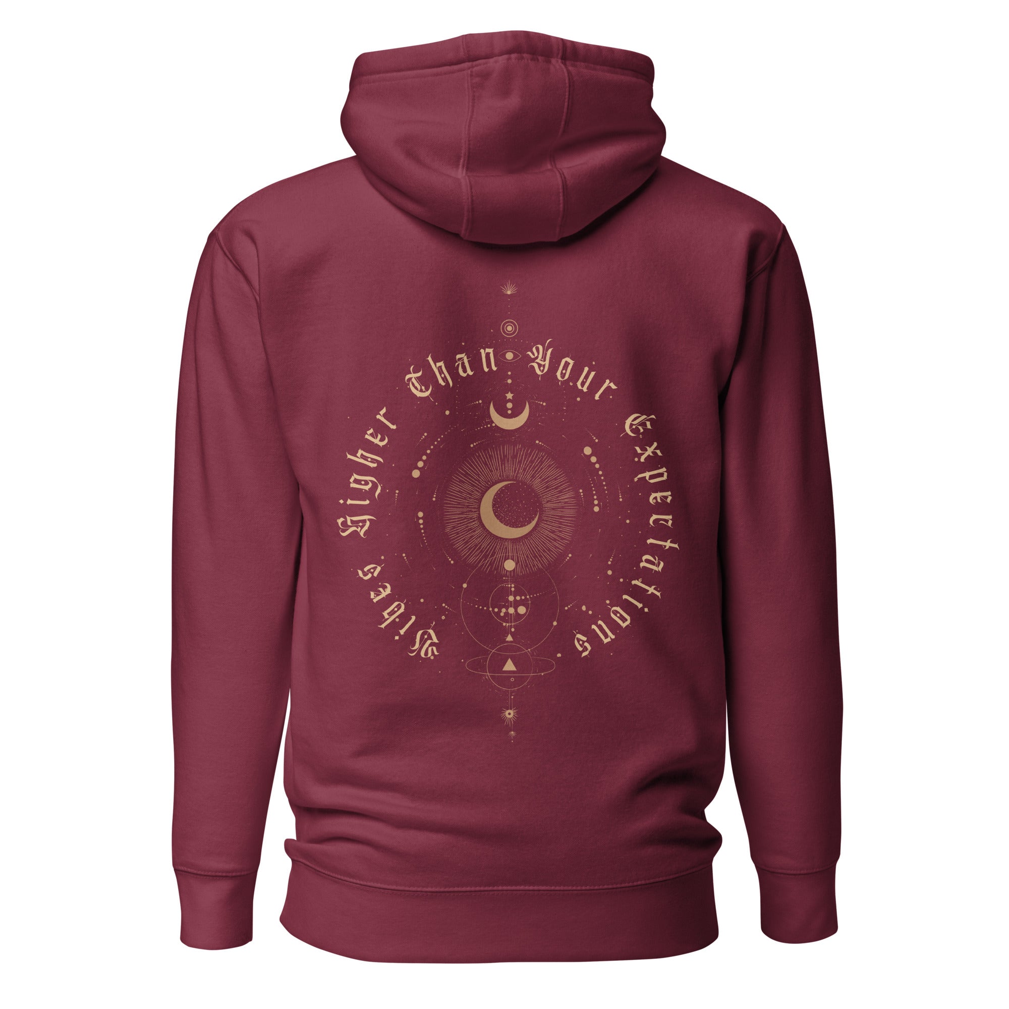 Vibes Higher Than Your Expectations Unisex Hoodie - Soft & Comfortable Pullover Sweatshirt for Men & Women | Perfect for Casual Wear, Gym, and Outdoor Activities