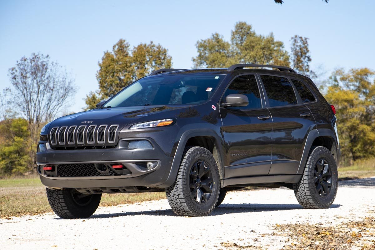 2 Inch Leveling Lift Kit for Jeep Cherokee KL 2WD/4WD (2014-2023) - Heavy Duty Suspension Upgrade - Model 60400 - Perfect for Off-Roading & Improved Ground Clearance
