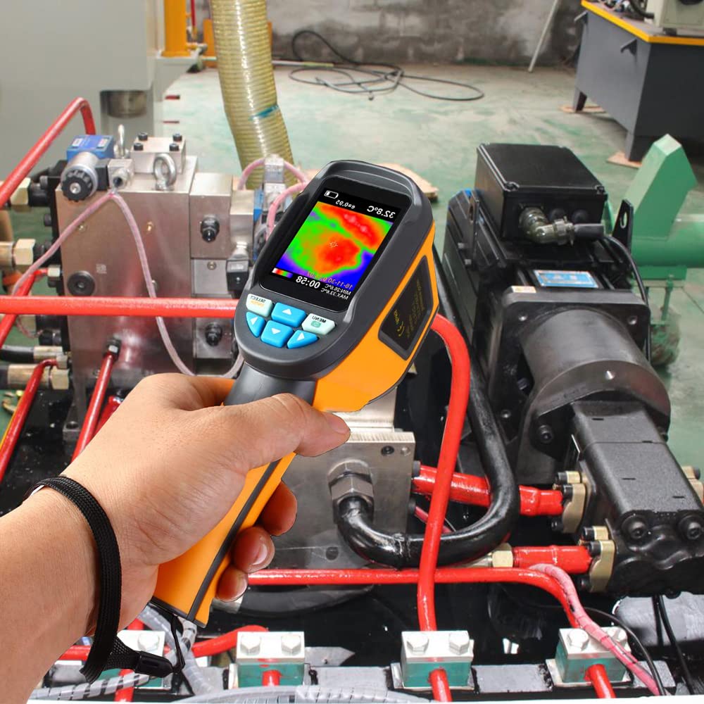 HT-02 Handheld Thermal Imaging Camera - Fast Shipping from US Stock | Professional Infrared Thermography for Home Inspection, Electrical Maintenance & Hunting