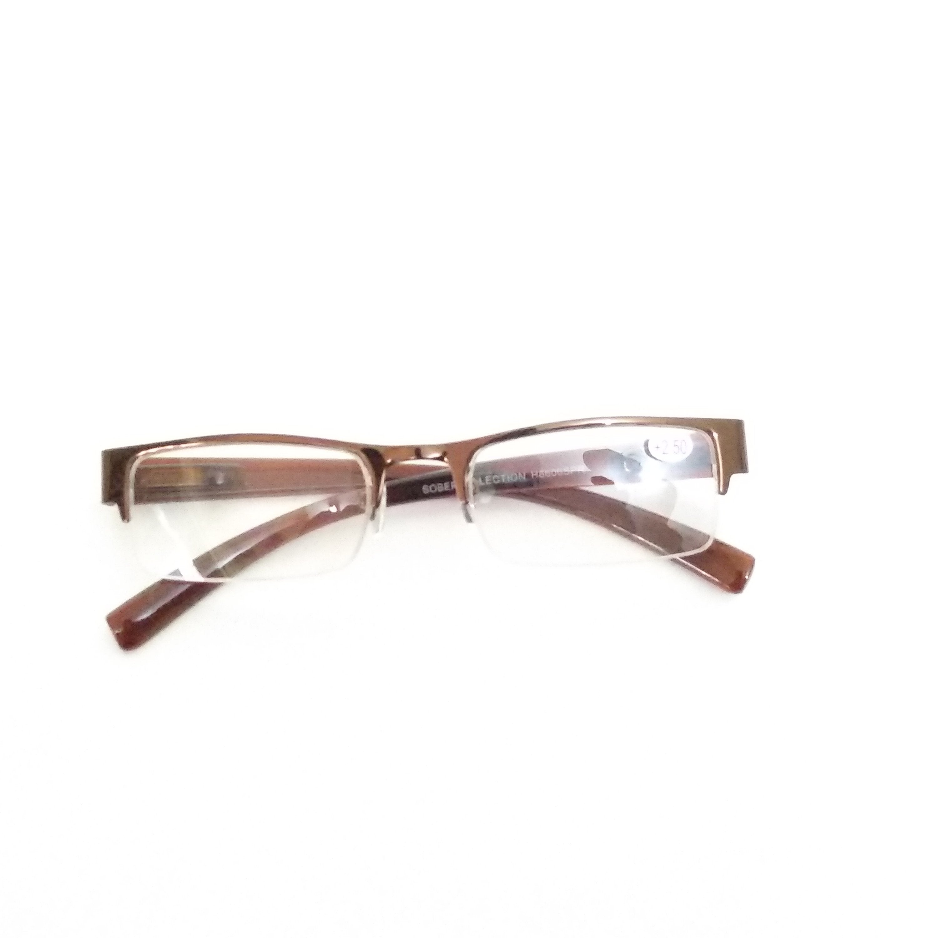 Supra Reading Glasses - Brown Rectangle Frame for Men & Women | Lightweight & Comfortable for Reading, Computer Work & Daily Use