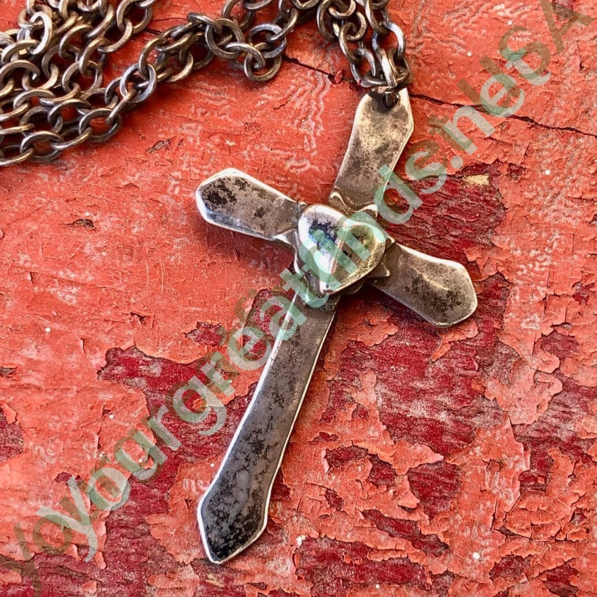 Sterling Silver Holy Cross Pendant Necklace for Women & Men - Religious Jewelry Gift for Baptism, First Communion & Everyday Wear