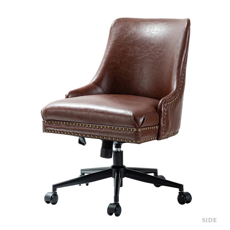 Juniper Vegan Leather Office Chair - Ergonomic Executive Desk Chair for Home & Office - Eco-Friendly PU Leather, Adjustable Height, Comfortable Seating for Long Hours
