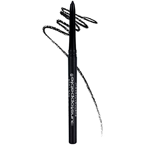 Maybelline Unstoppable Waterproof Mechanical Eyeliner - Onyx Black (1 Count) | Smudge-Proof & Long-Lasting for All-Day Wear | Perfect for Parties, Work & Everyday Makeup