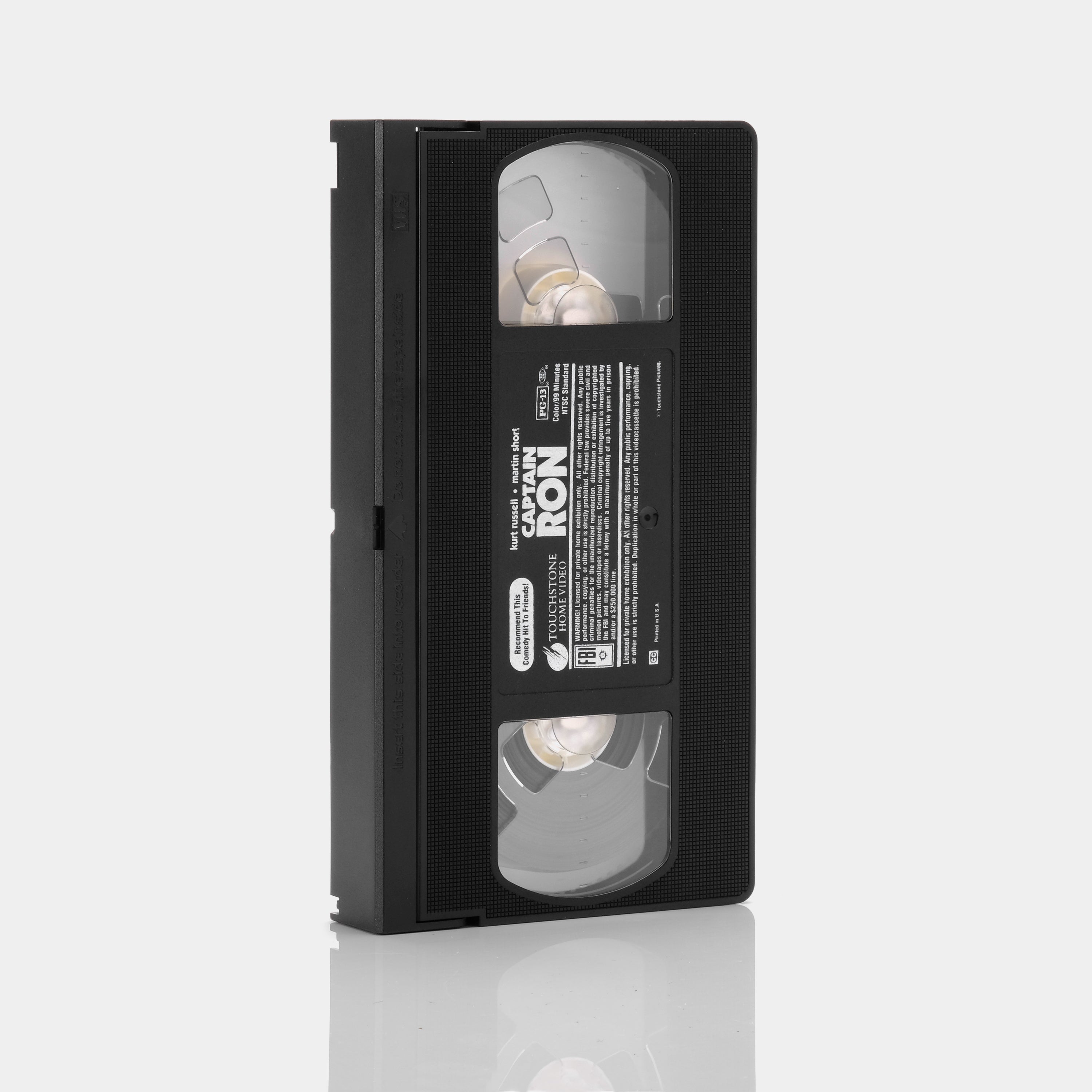 Captain Ron VHS Tape - Classic 90s Adventure Comedy Movie Starring Kurt Russell - Perfect for Movie Collectors & Nostalgic Film Nights