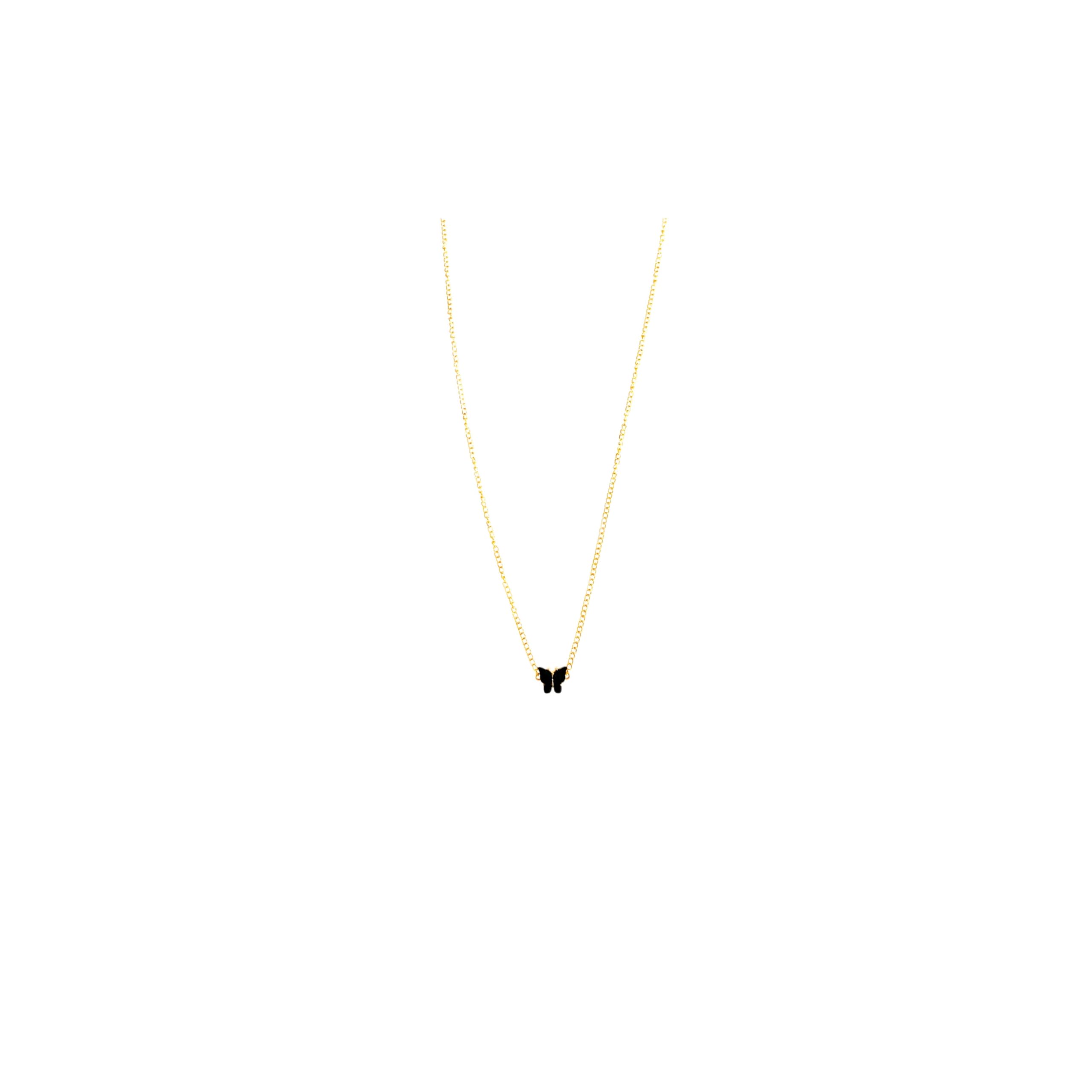 Elegant Butterfly Anti-Tarnish Chain Necklace for Women & Girls - Perfect for Everyday Wear, Parties & Gifts