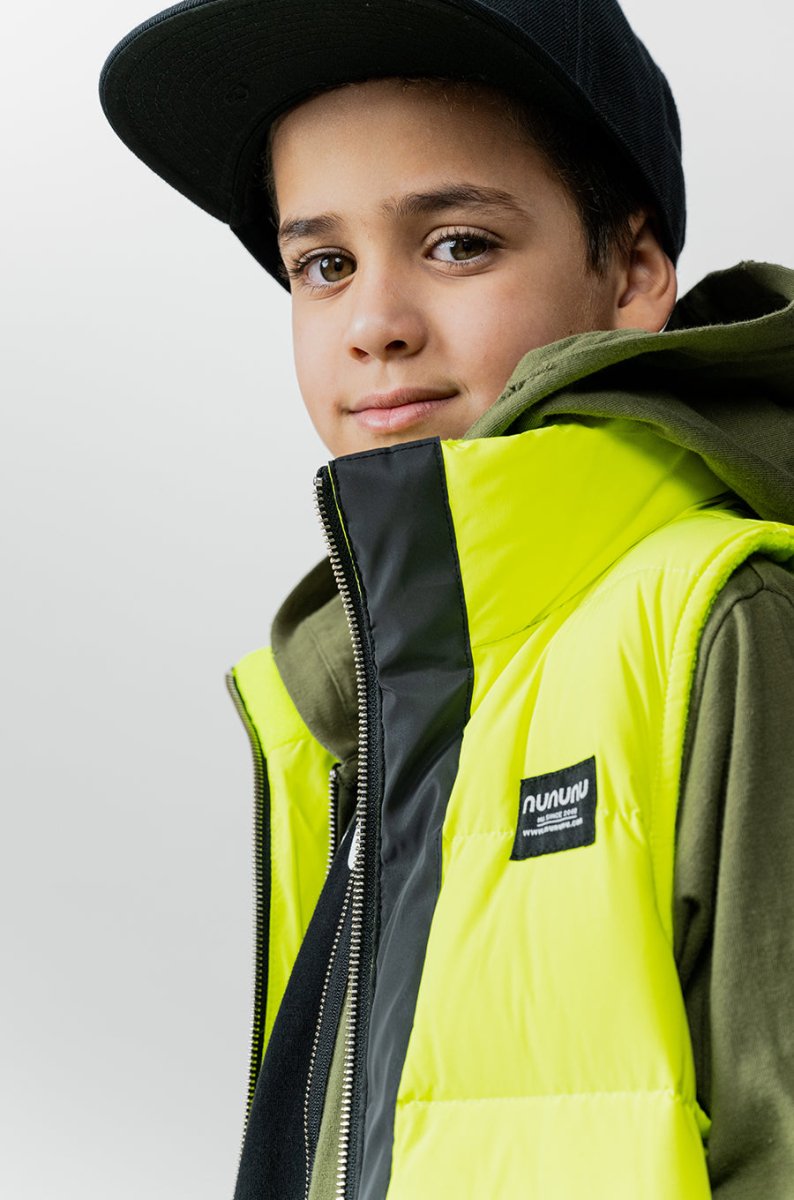 NUNUNU BRIGHT DOWN VEST - Lightweight Puffer Jacket for Women & Men, Water-Resistant Winter Coat for Outdoor Activities, Hiking & Travel